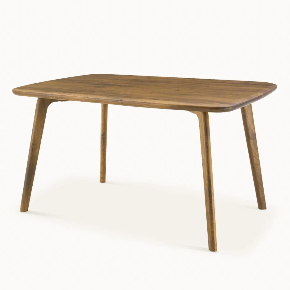 Kosha Dining Table (5 feet) - Solid Teak/Walnut/Oak Wood - Image 10