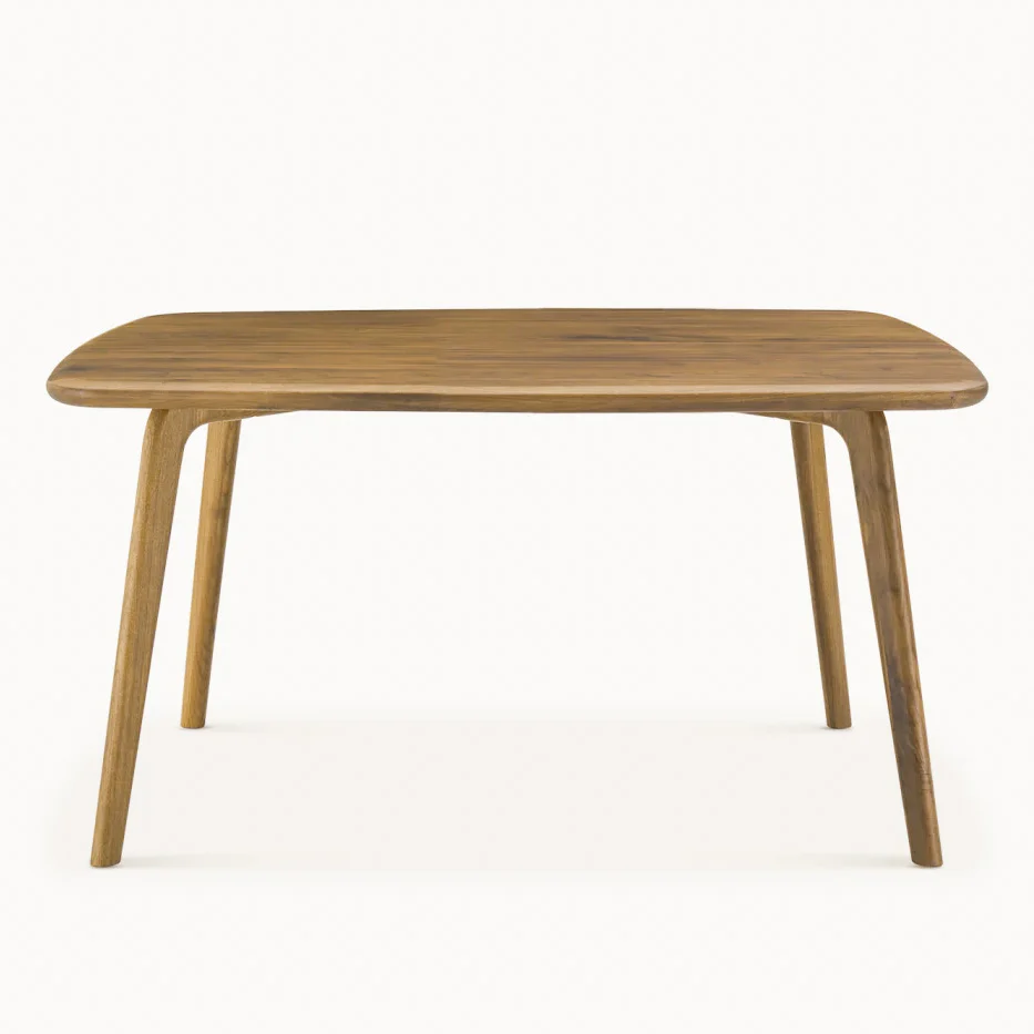 Kosha Dining Table (5 feet) - Solid Teak/Walnut/Oak Wood - Image 9