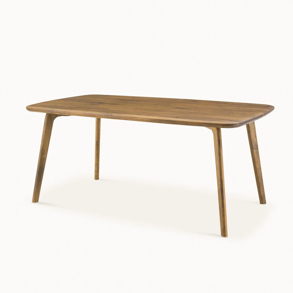 Kosha Dining Table (6 feet) - Solid Teak/Walnut/Oak Wood - Image 10