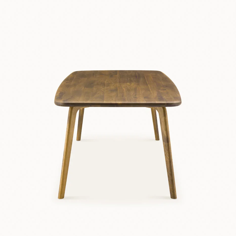 Kosha Dining Table (5 feet) - Solid Teak/Walnut/Oak Wood - Image 11