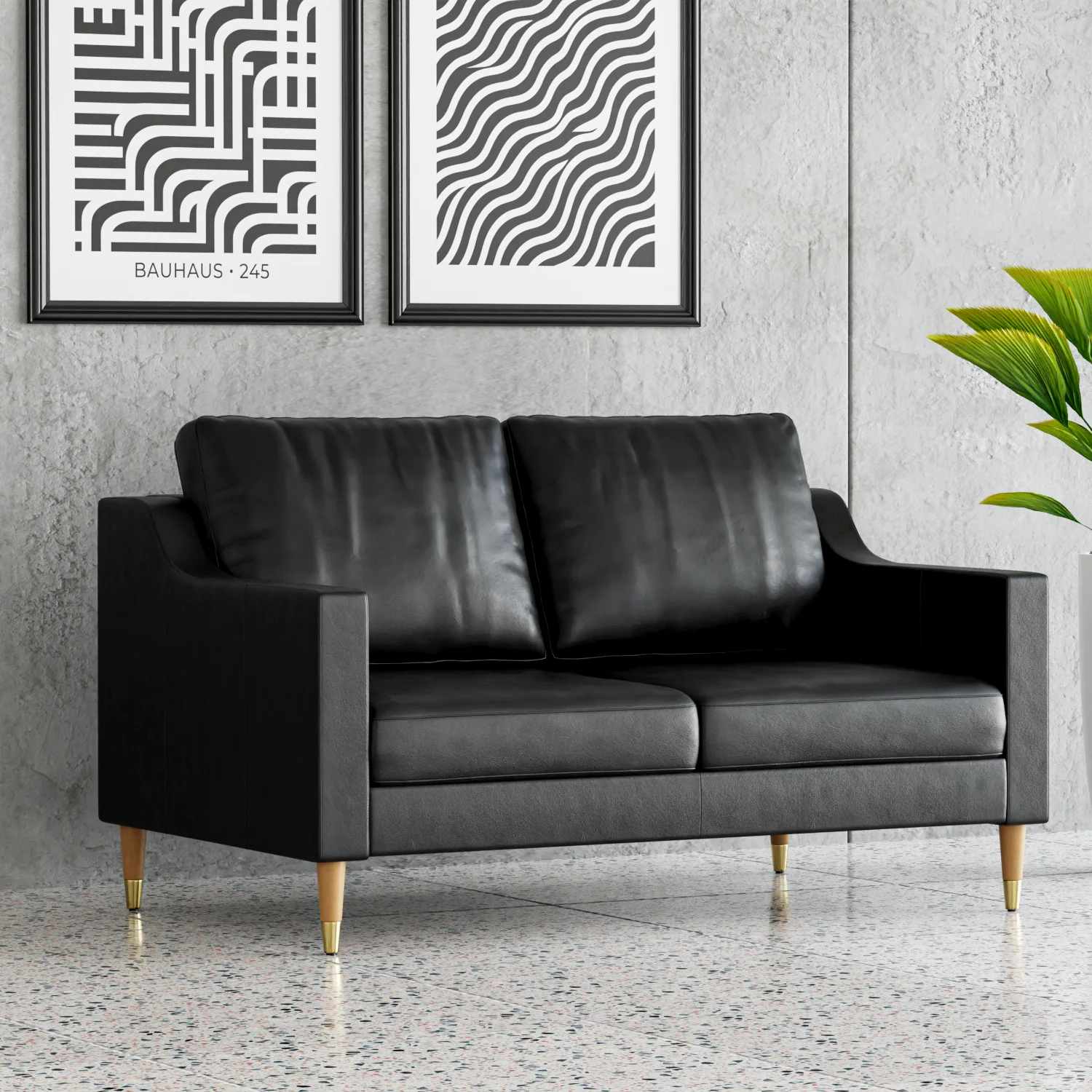 Lore Sofa | 2 Seater Italian Leather Sofa (5 feet) - Image 32