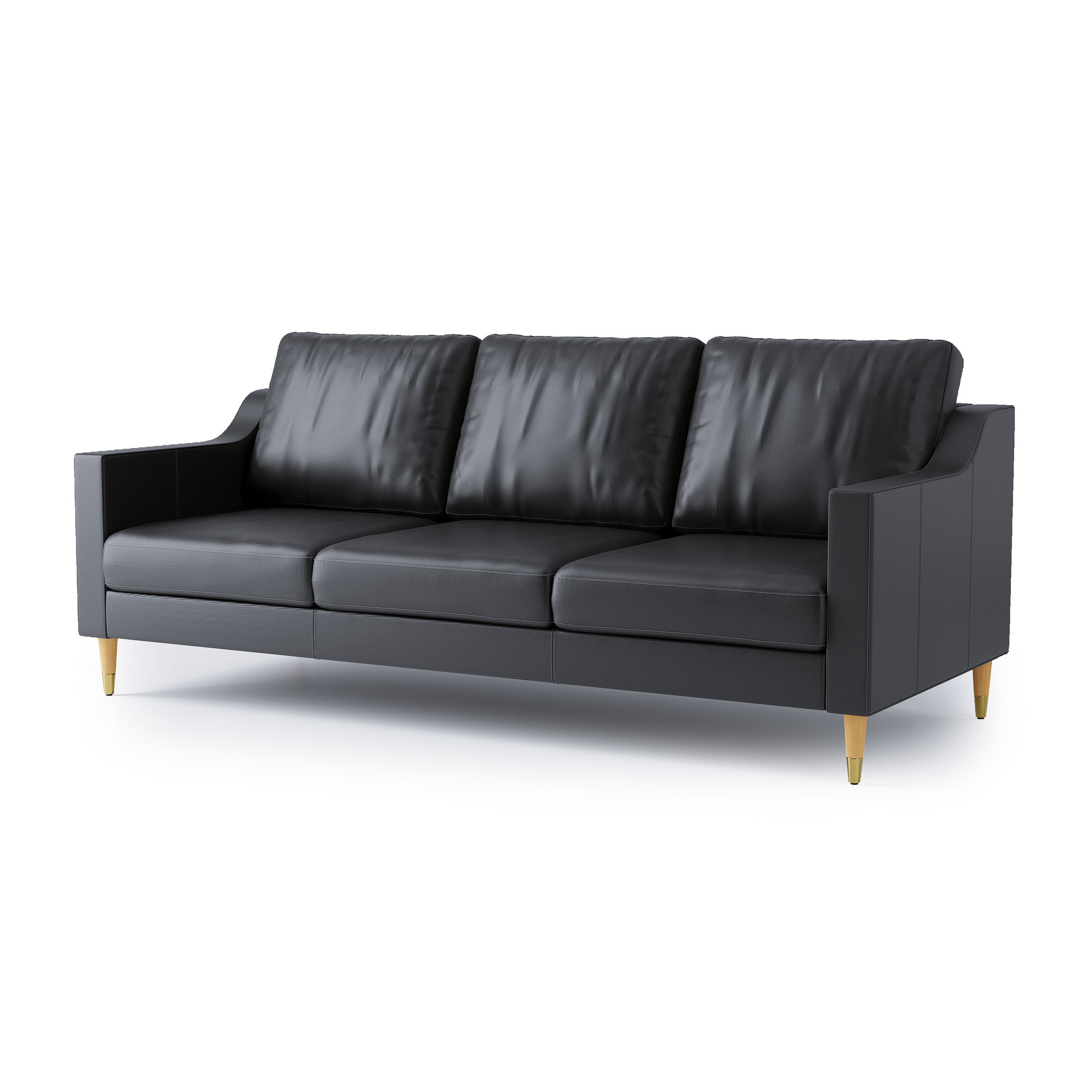 Lore Sofa | 3 Seater Italian Leather Sofa (7 feet) - Image 13