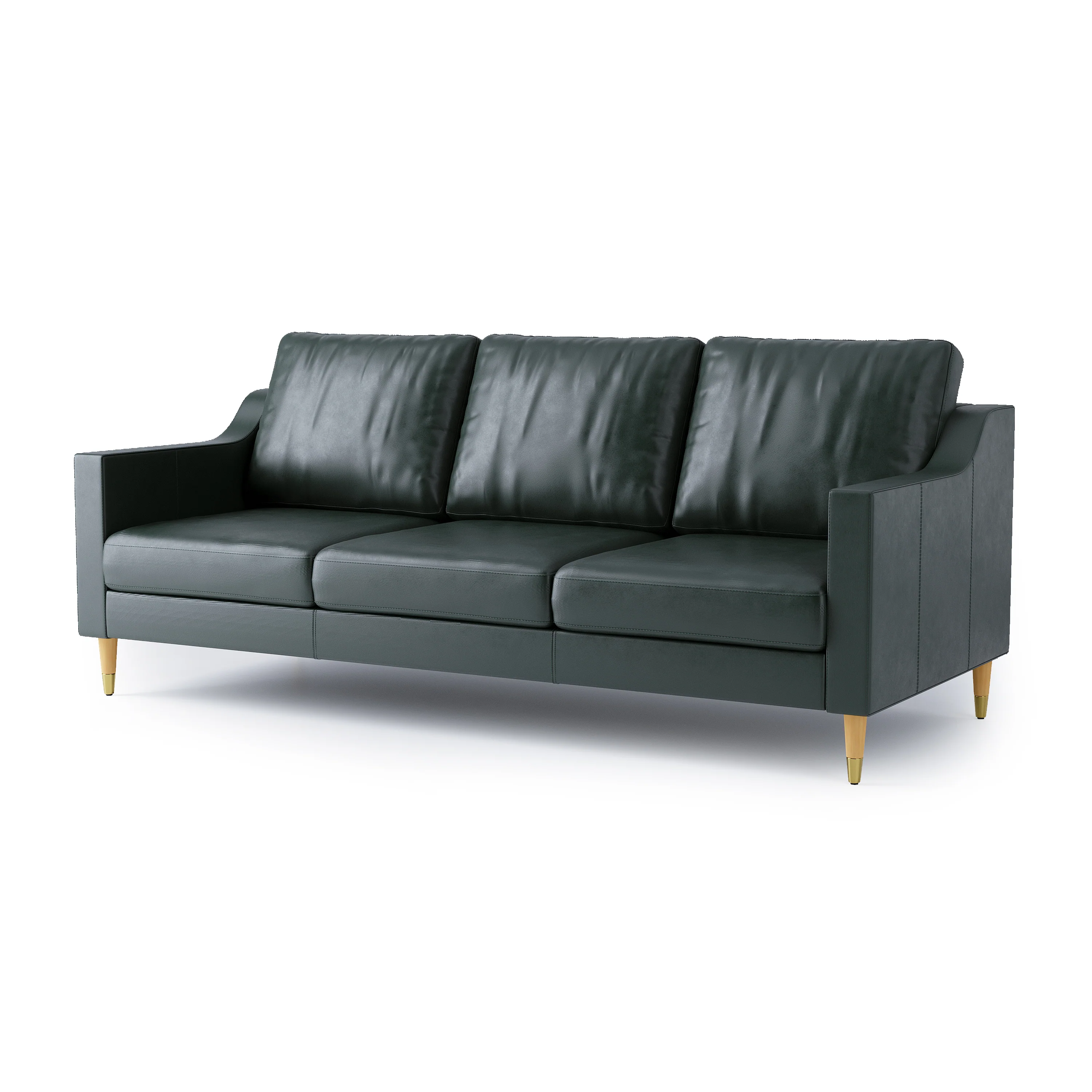 Lore Sofa | 3 Seater Italian Leather Sofa (7 feet) - Image 3