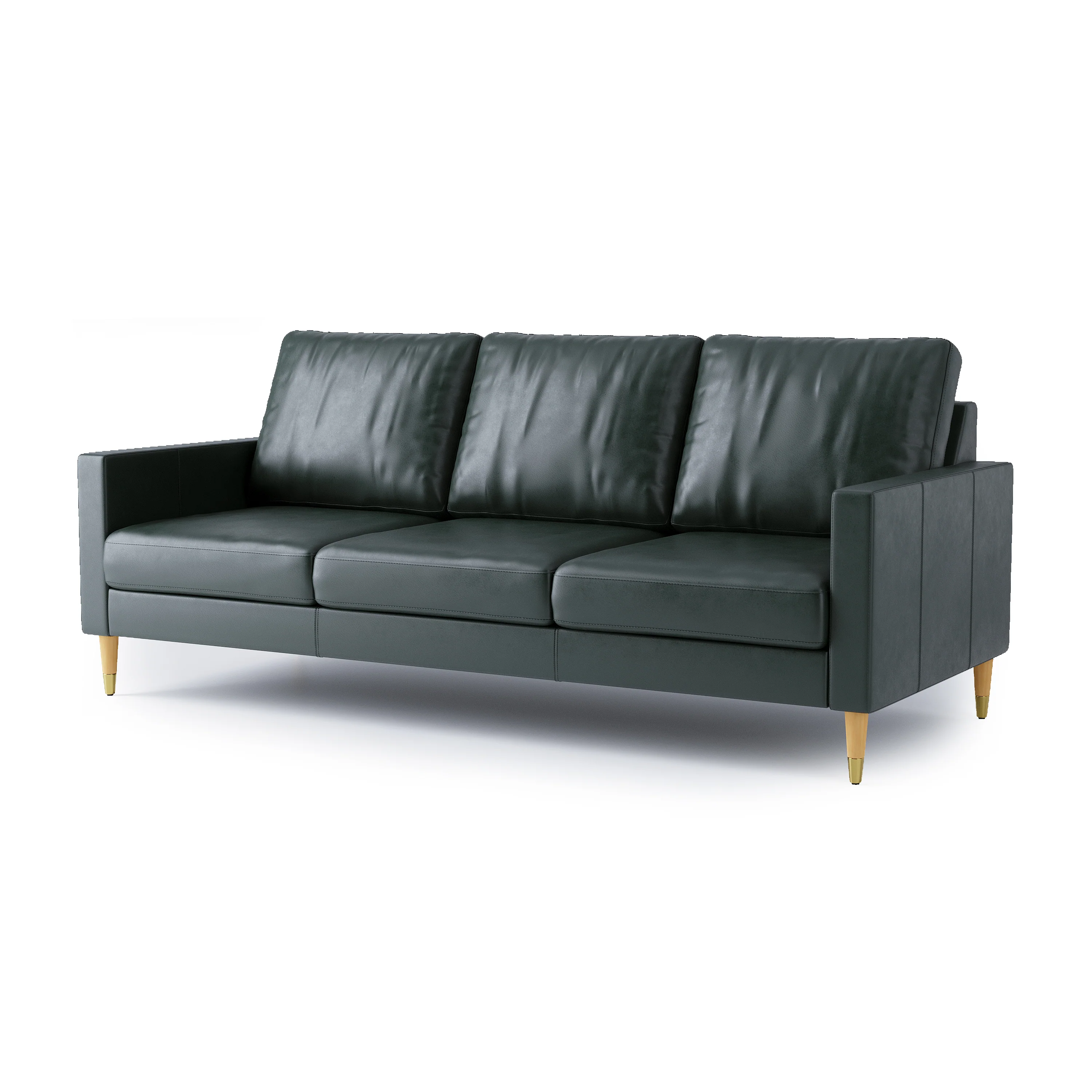 Lore Sofa | 3 Seater Italian Leather Sofa (7 feet) - Image 8