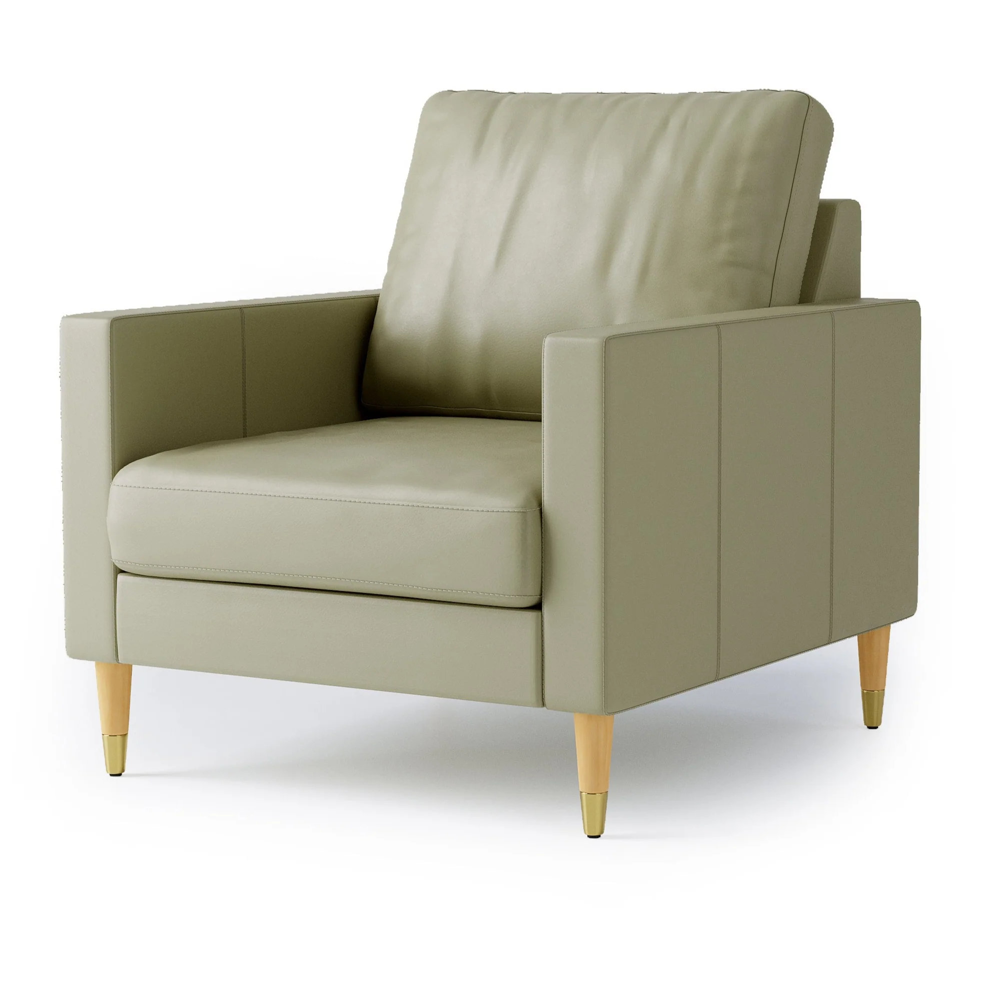 Lore Sofa | 1 Seater Italian Leather Sofa (3 feet) - Image 20