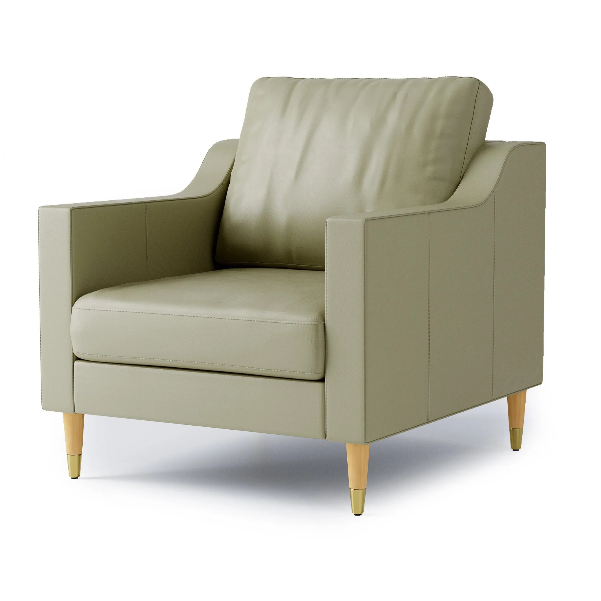 Lore Sofa | 1 Seater Italian Leather Sofa (3 feet) - Image 24