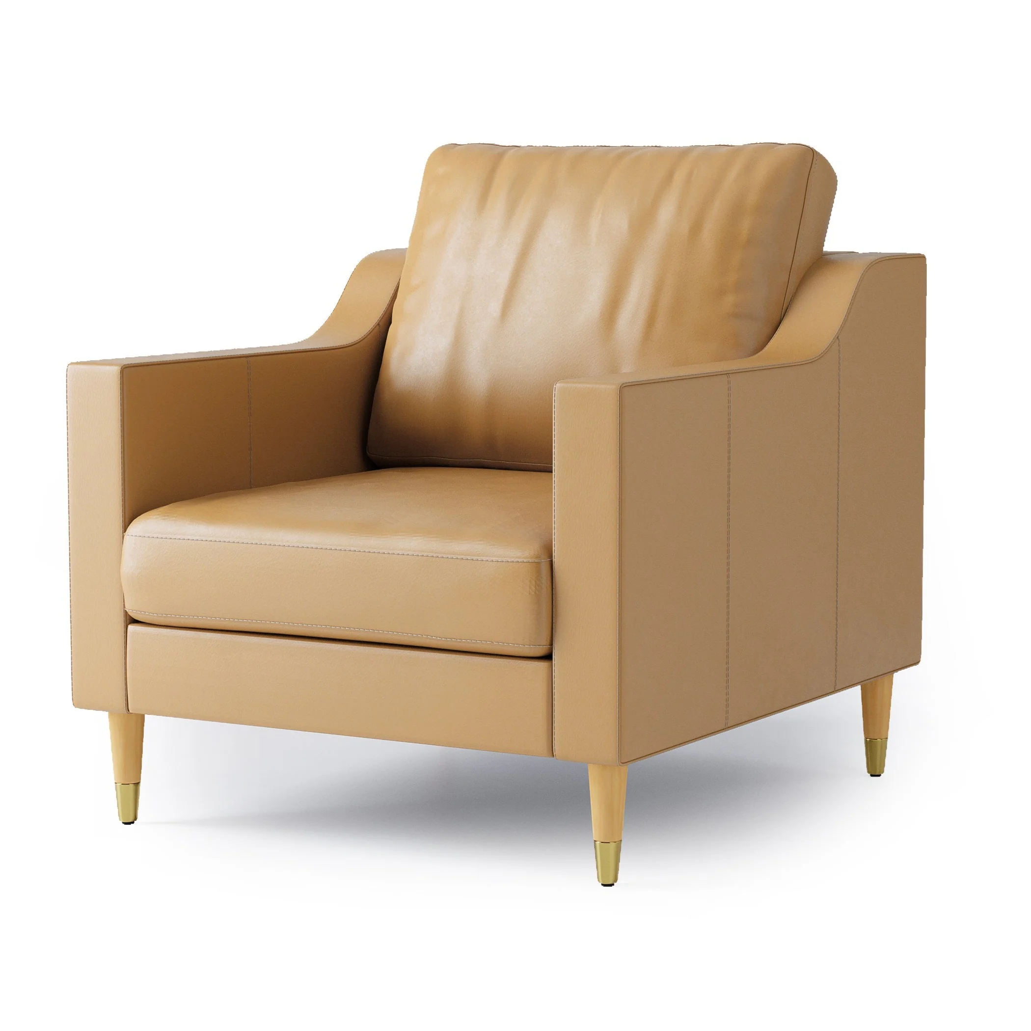 Lore Sofa | 1 Seater Italian Leather Sofa (3 feet) - Image 33