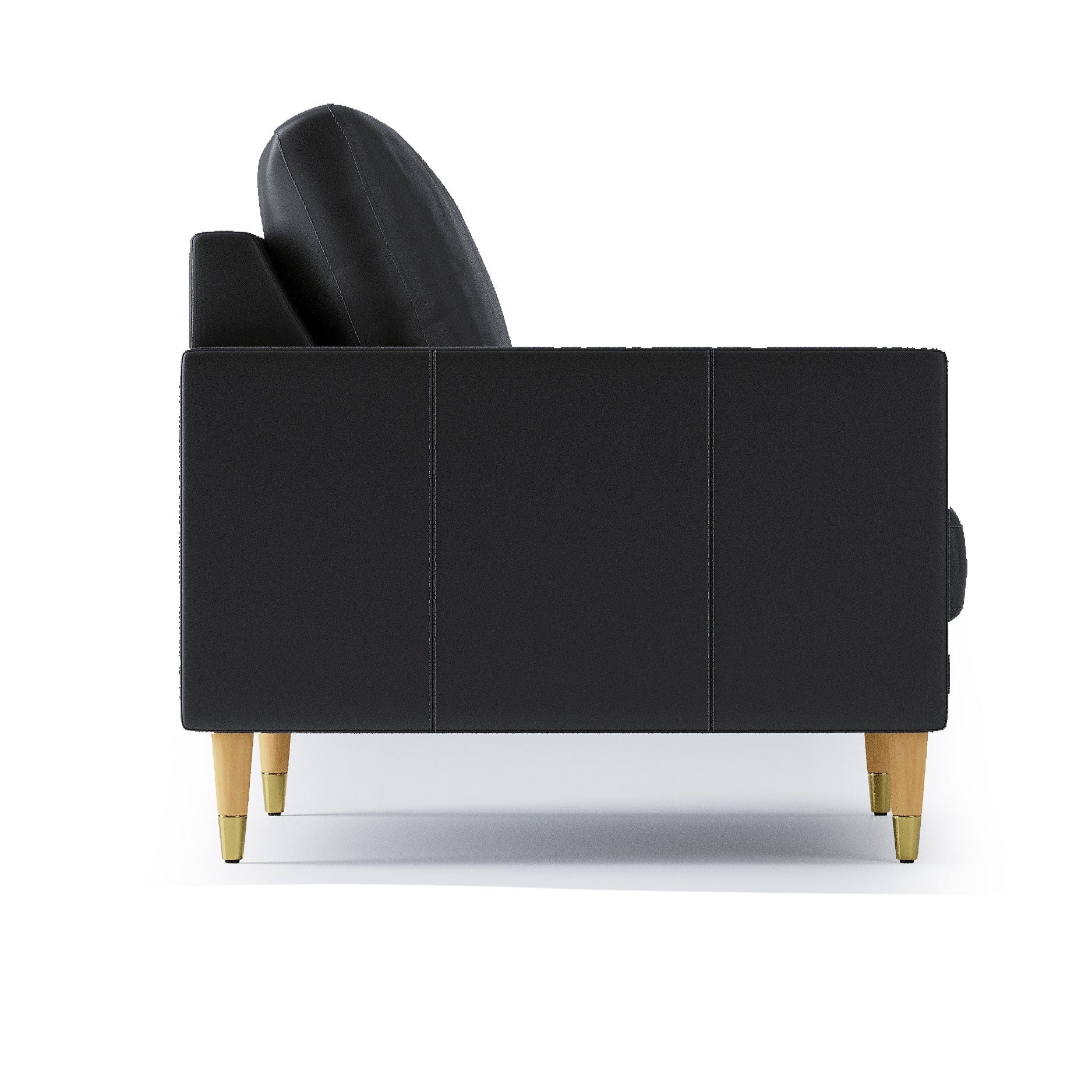 Lore Sofa | 1 Seater Italian Leather Sofa (3 feet) - Image 4