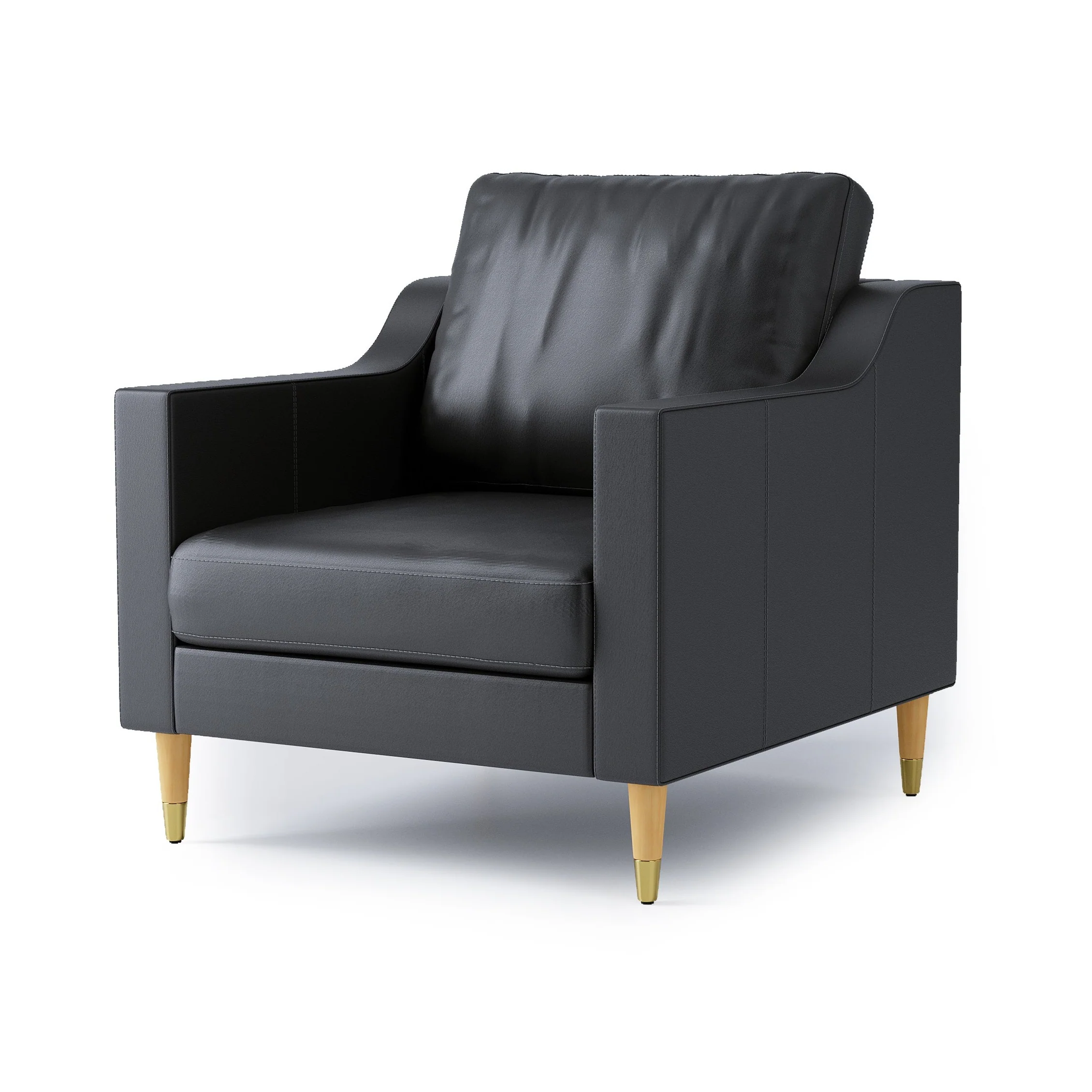 Lore Sofa | 1 Seater Italian Leather Sofa (3 feet) - Image 6