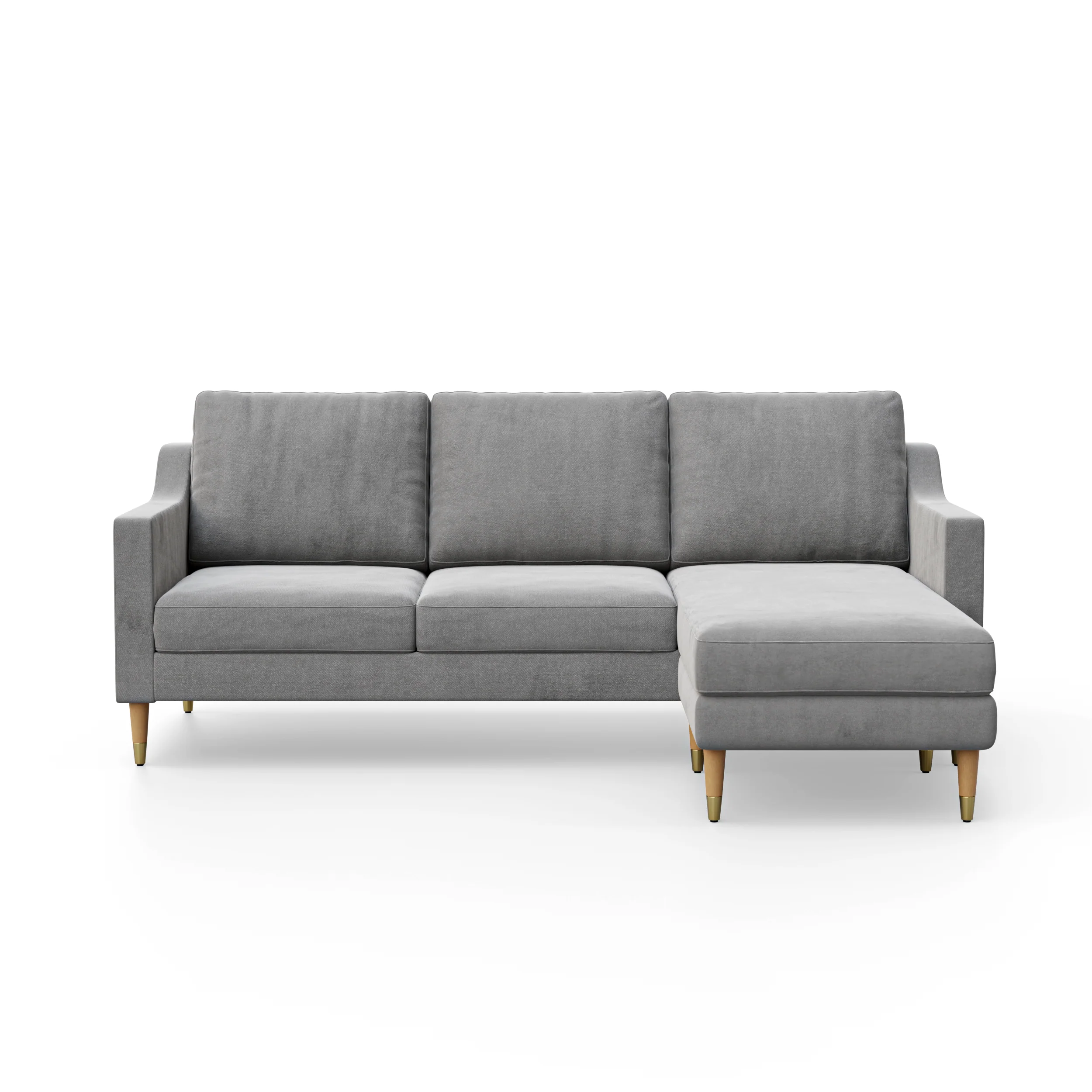 Lore Sofa | L-Shaped Sectional with Chaise (7 feet) - High Back Sofa - Image 3