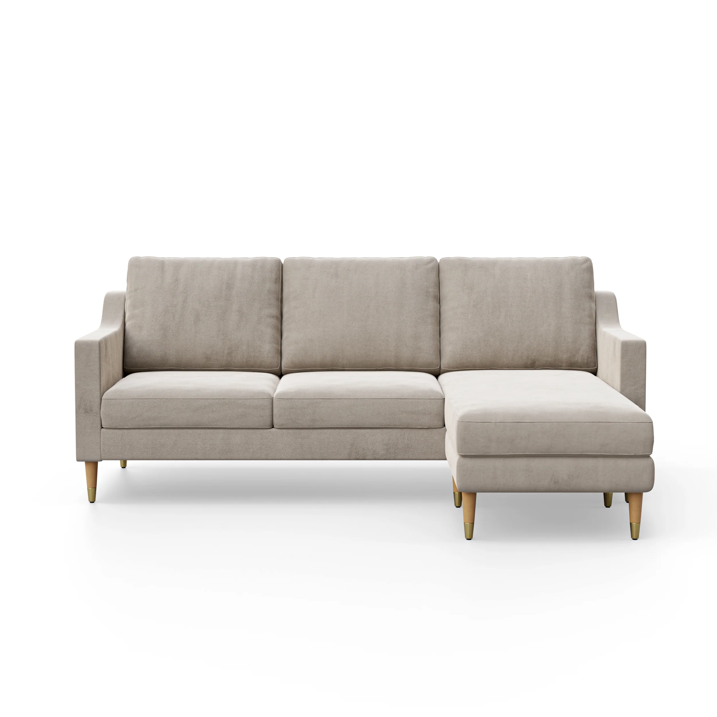 Lore Sofa | L-Shaped Sectional with Chaise (7 feet) - High Back Sofa - Image 56
