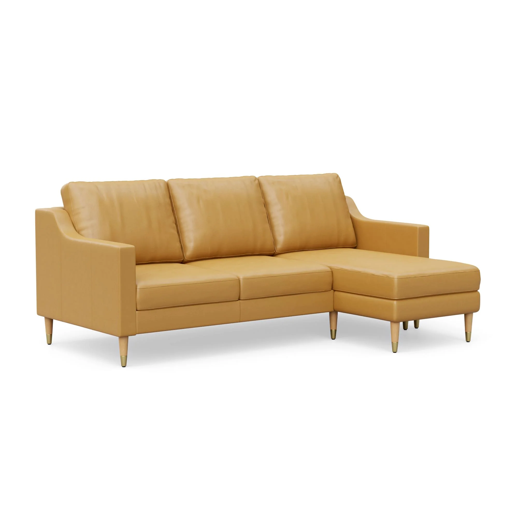 Lore Sofa | L-Shaped Sectional with Chaise | Italian Leather Sofa (7 feet) - Image 12