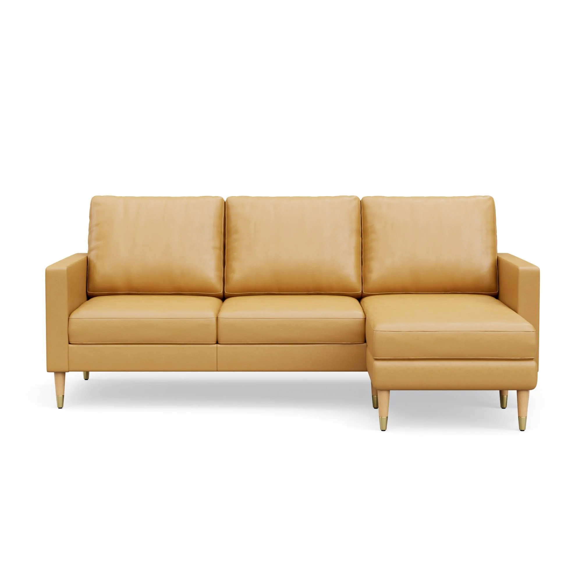 Lore Sofa | L-Shaped Sectional with Chaise | Italian Leather Sofa (7 feet) - Image 15