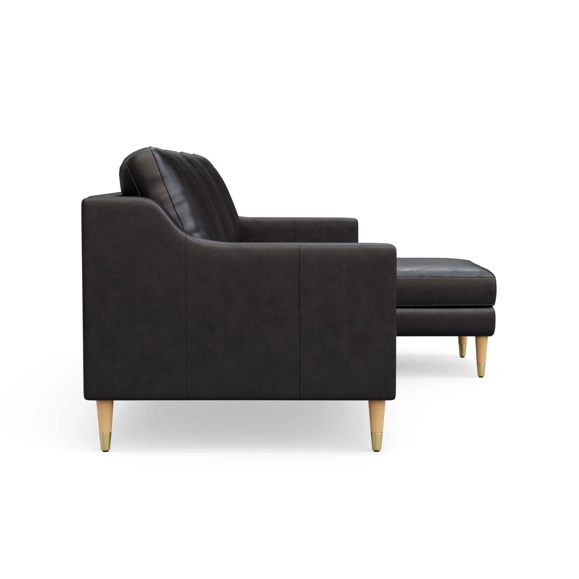 Lore Sofa | L-Shaped Sectional with Chaise | Italian Leather Sofa (7 feet) - Image 18