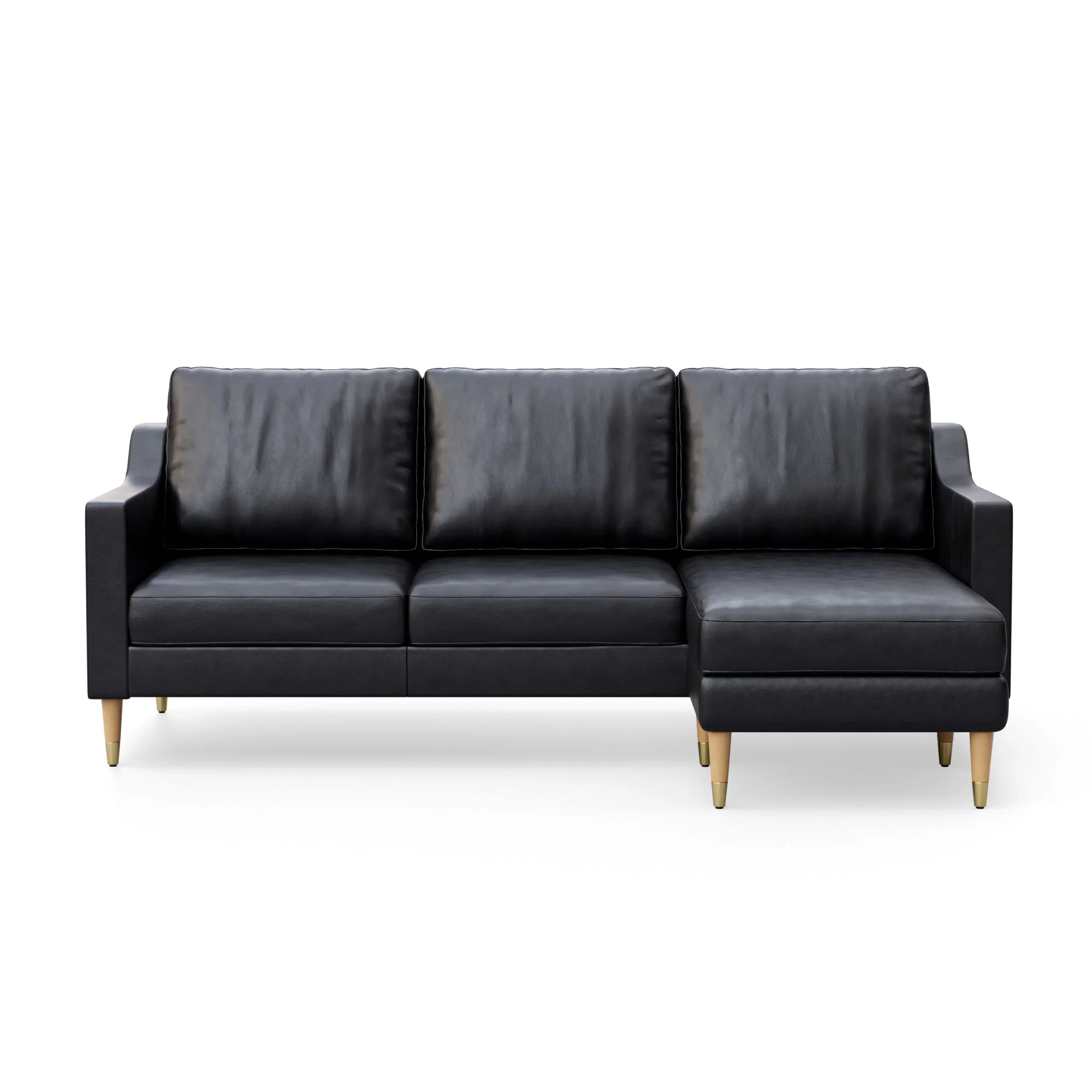 Lore Sofa | L-Shaped Sectional with Chaise | Italian Leather Sofa (7 feet) - Image 19