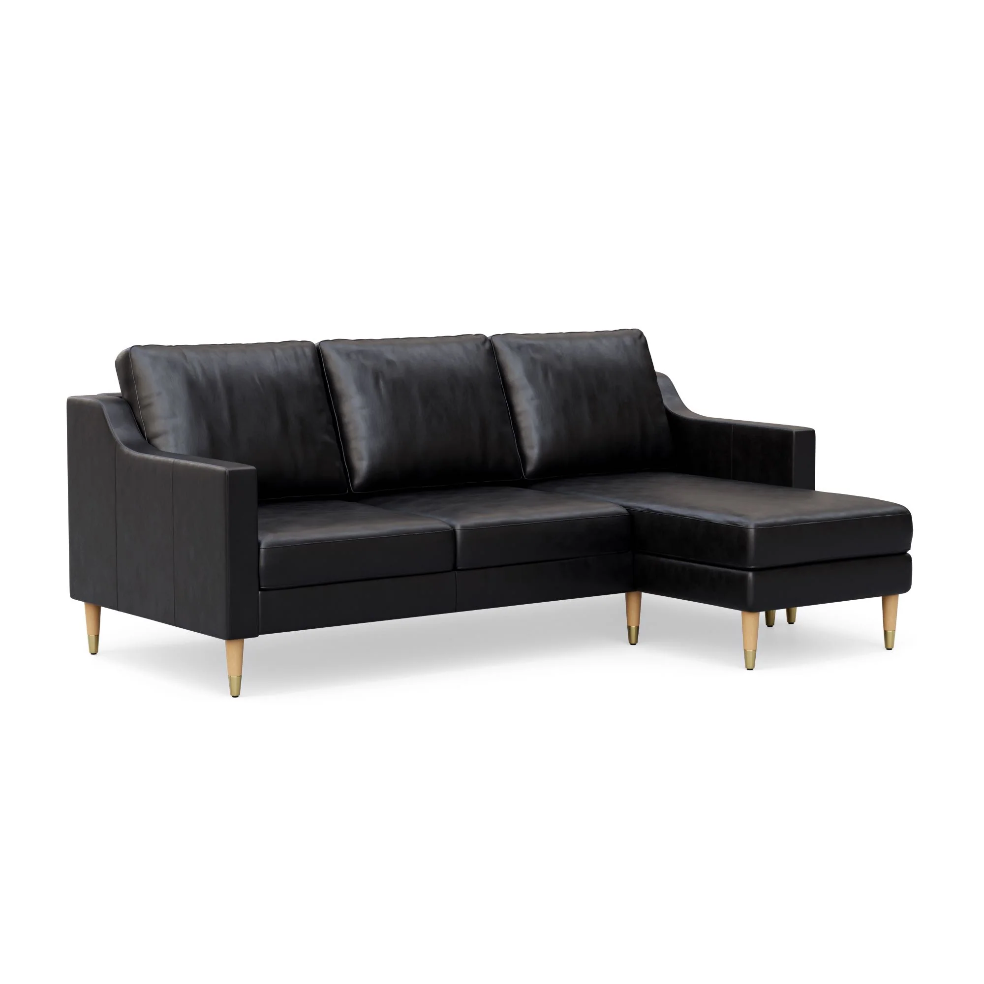 Lore Sofa | L-Shaped Sectional with Chaise | Italian Leather Sofa (7 feet) - Image 20