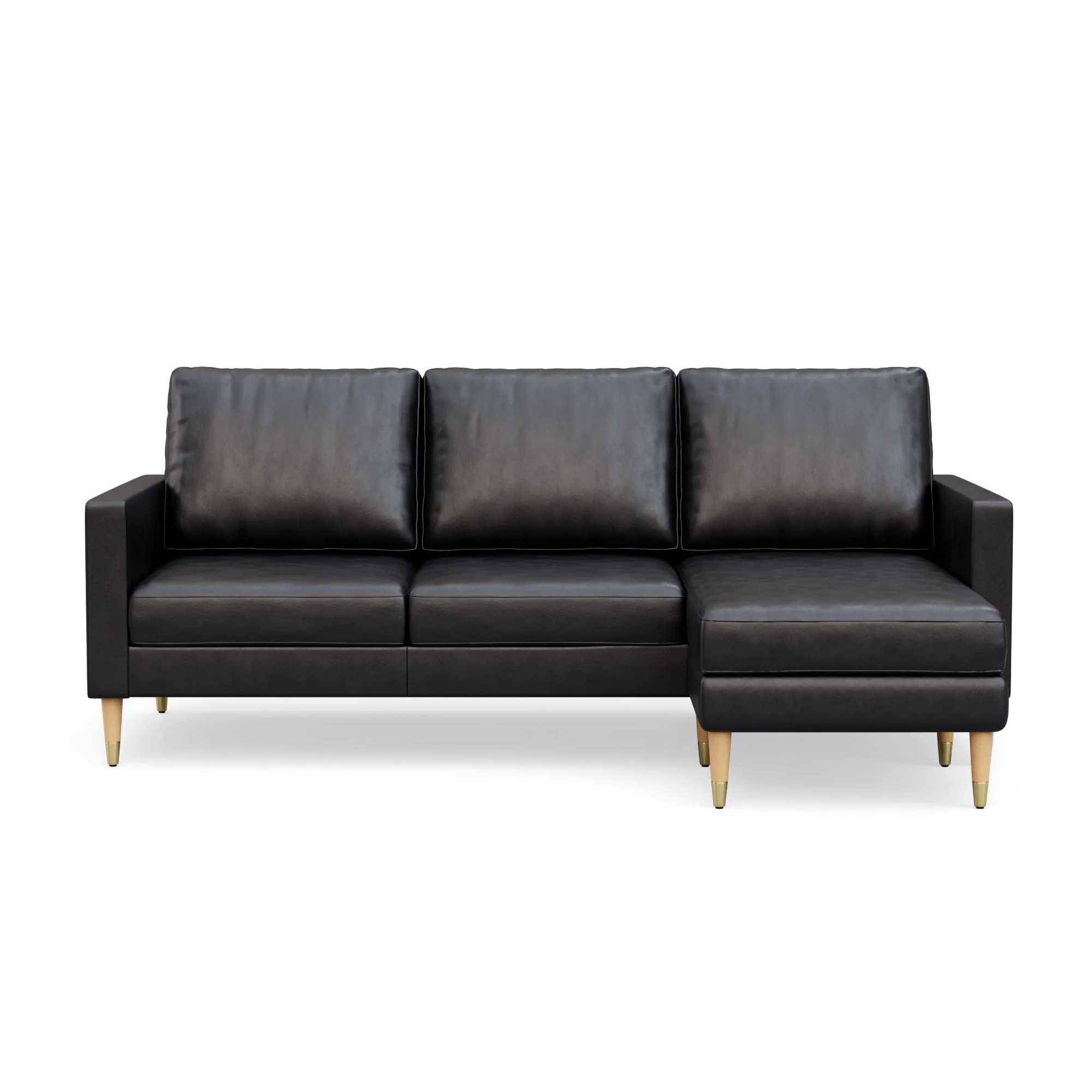 Lore Sofa | L-Shaped Sectional with Chaise | Italian Leather Sofa (7 feet) - Image 23