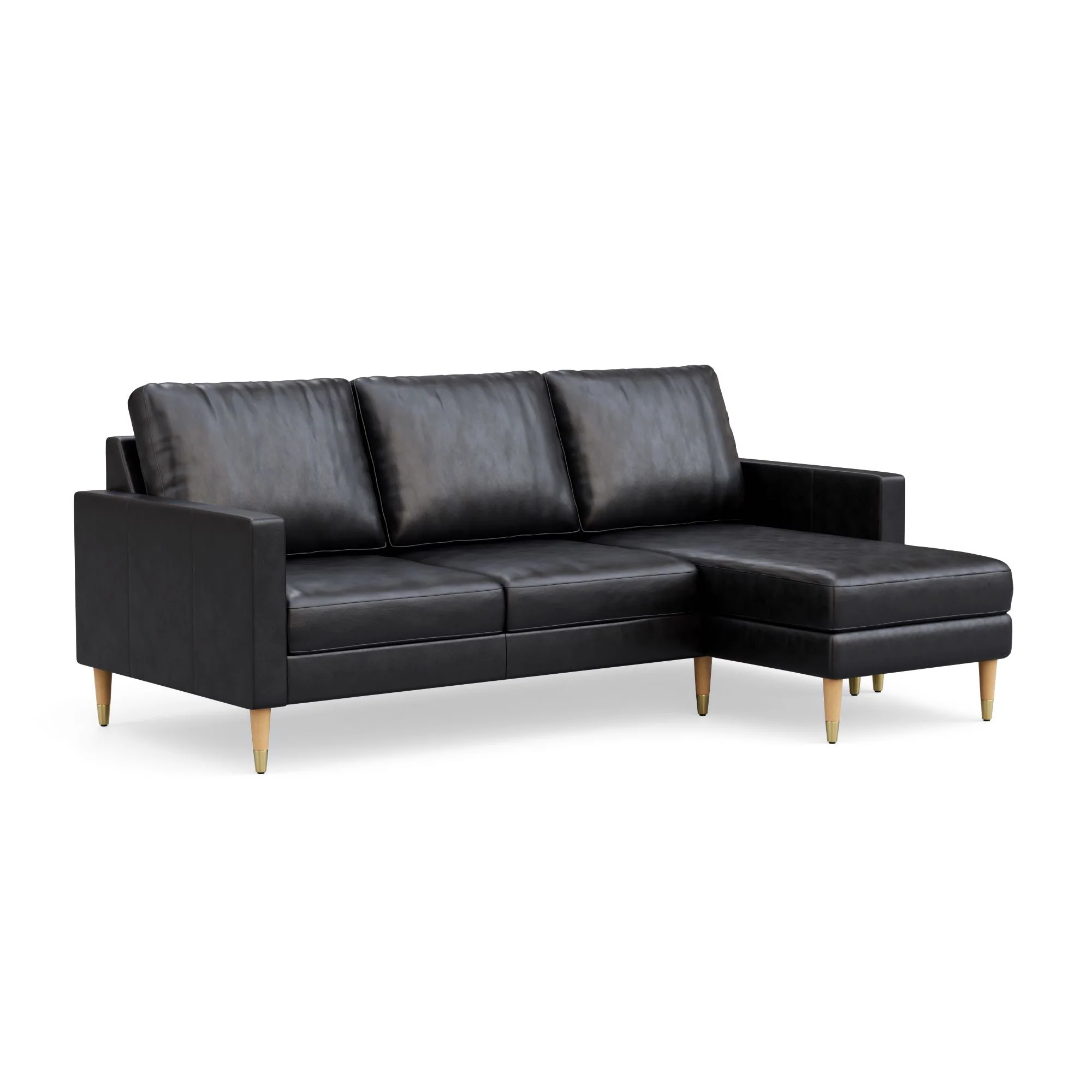 Lore Sofa | L-Shaped Sectional with Chaise | Italian Leather Sofa (7 feet) - Image 24