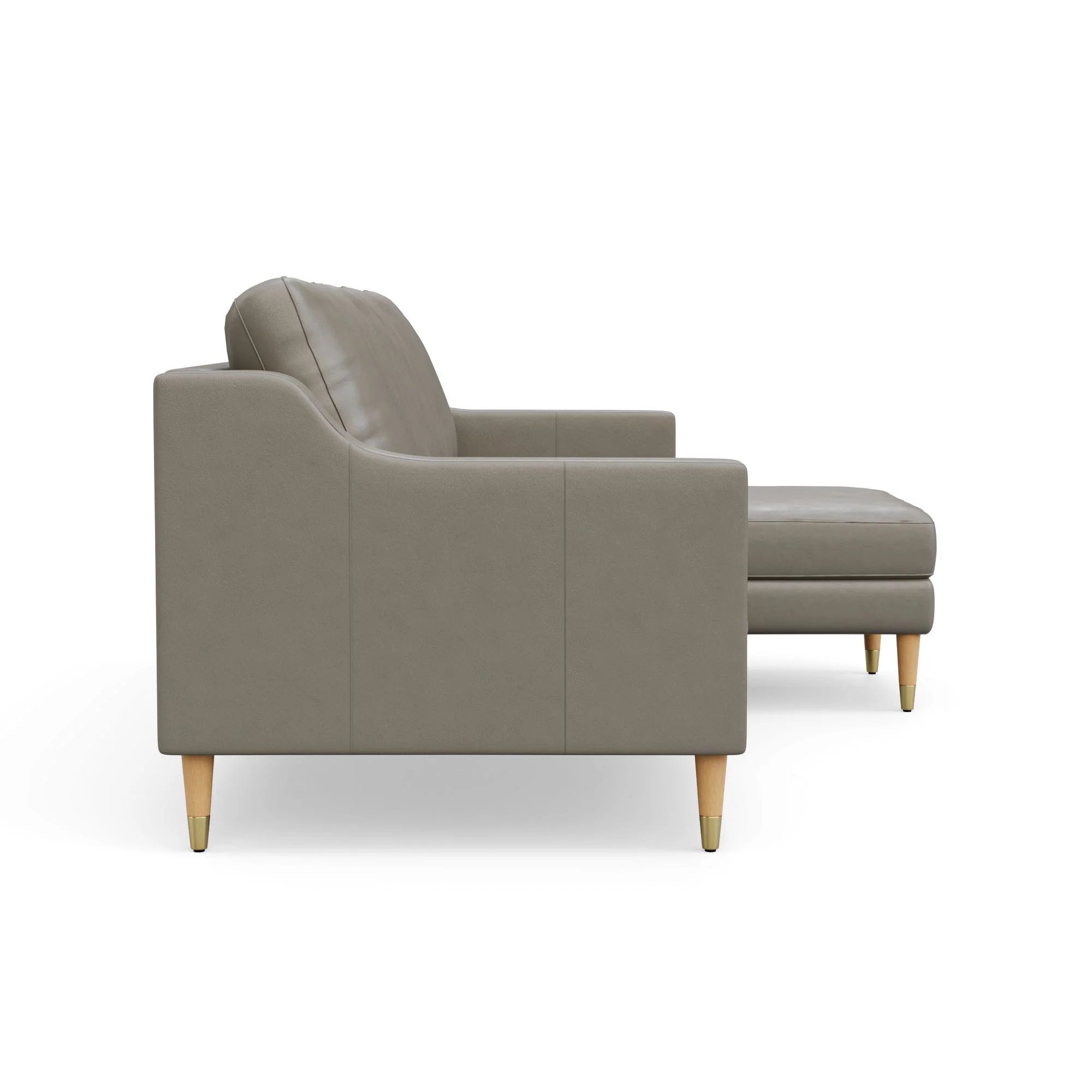 Lore Sofa | L-Shaped Sectional with Chaise | Italian Leather Sofa (7 feet) - Image 26