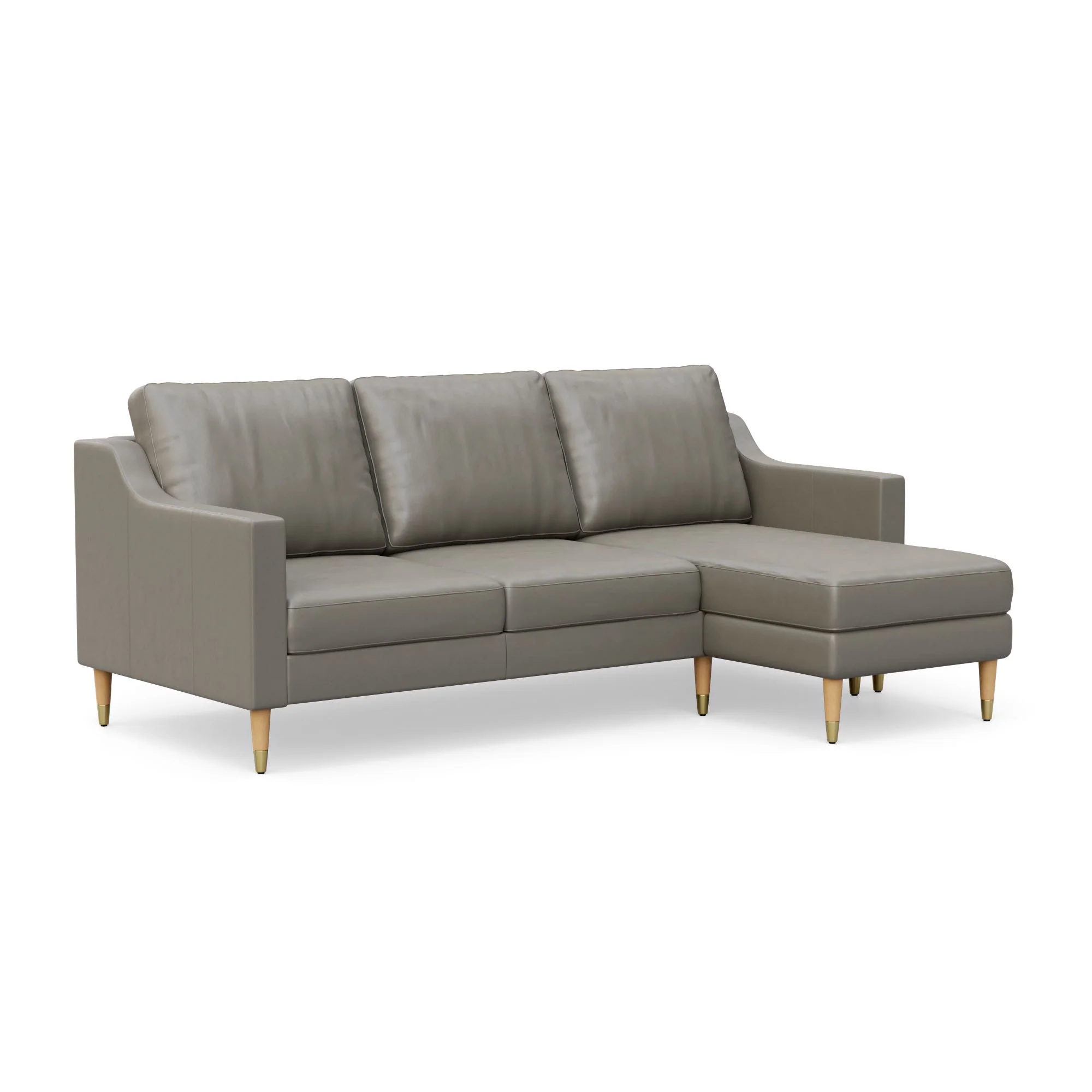 Lore Sofa | L-Shaped Sectional with Chaise | Italian Leather Sofa (7 feet) - Image 28