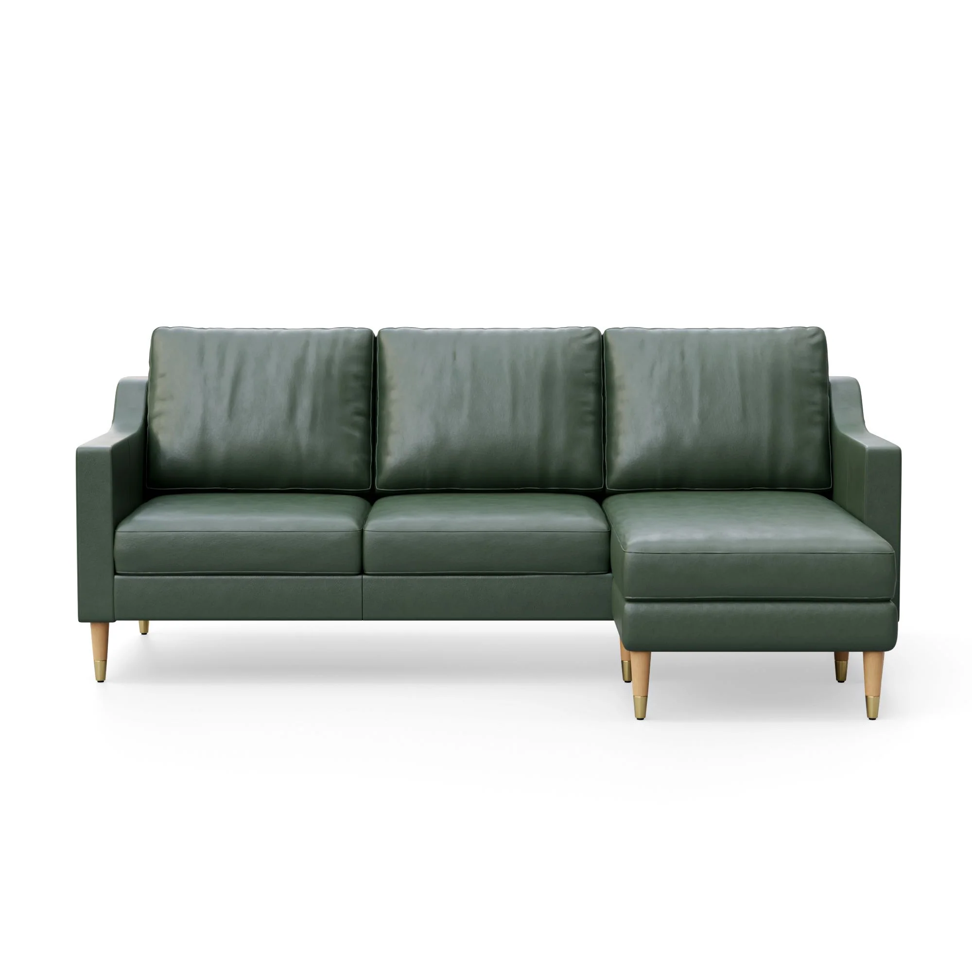 Lore Sofa | L-Shaped Sectional with Chaise | Italian Leather Sofa (7 feet) - Image 3