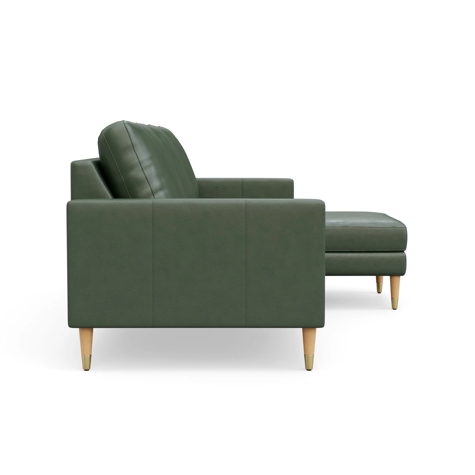 Lore Sofa | L-Shaped Sectional with Chaise | Italian Leather Sofa (7 feet) - Image 6