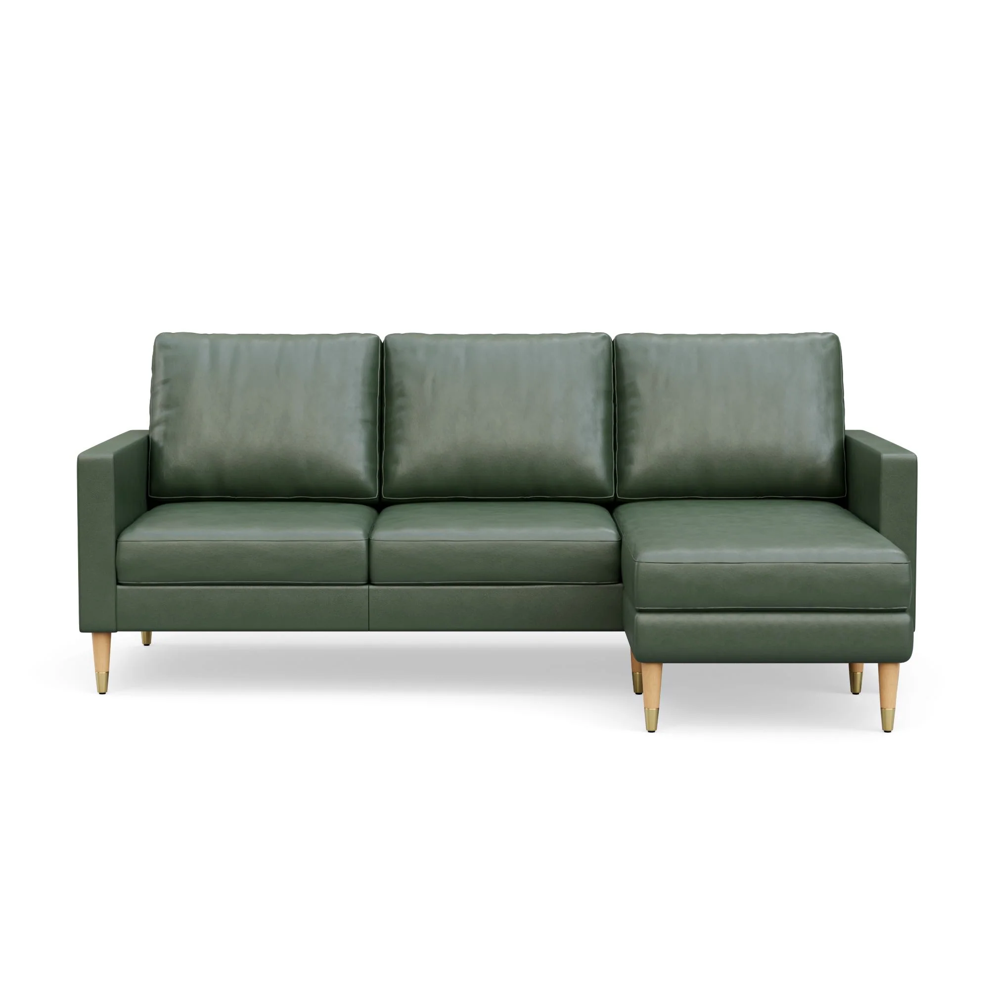 Lore Sofa | L-Shaped Sectional with Chaise | Italian Leather Sofa (7 feet) - Image 7