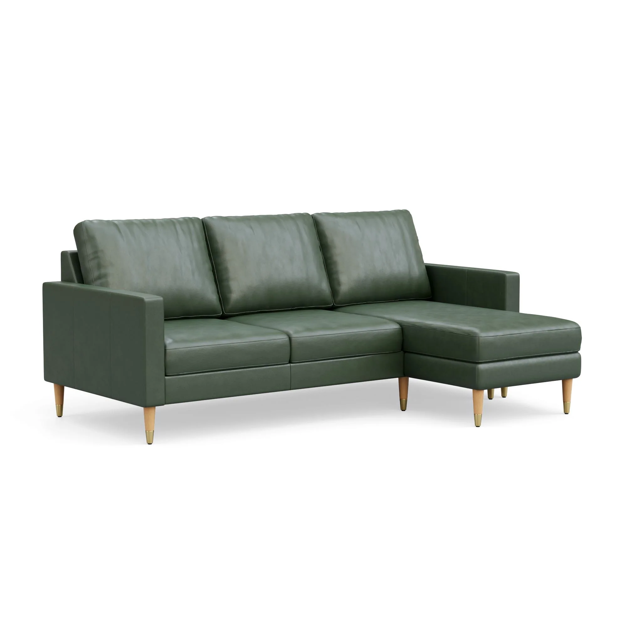 Lore Sofa | L-Shaped Sectional with Chaise | Italian Leather Sofa (7 feet) - Image 8