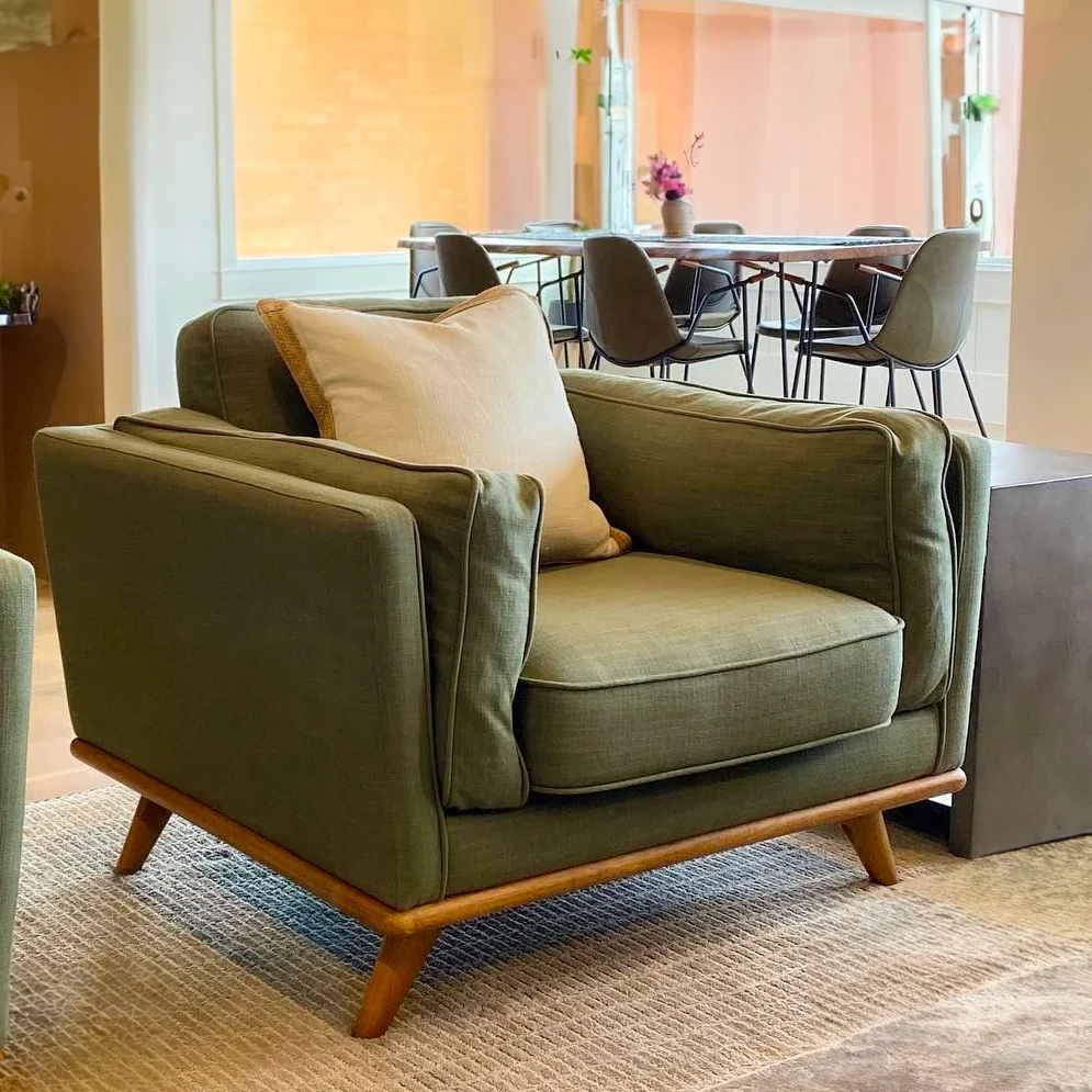 Lumo Sofa | 1 Seater | Polyfill Cushions - Image 10