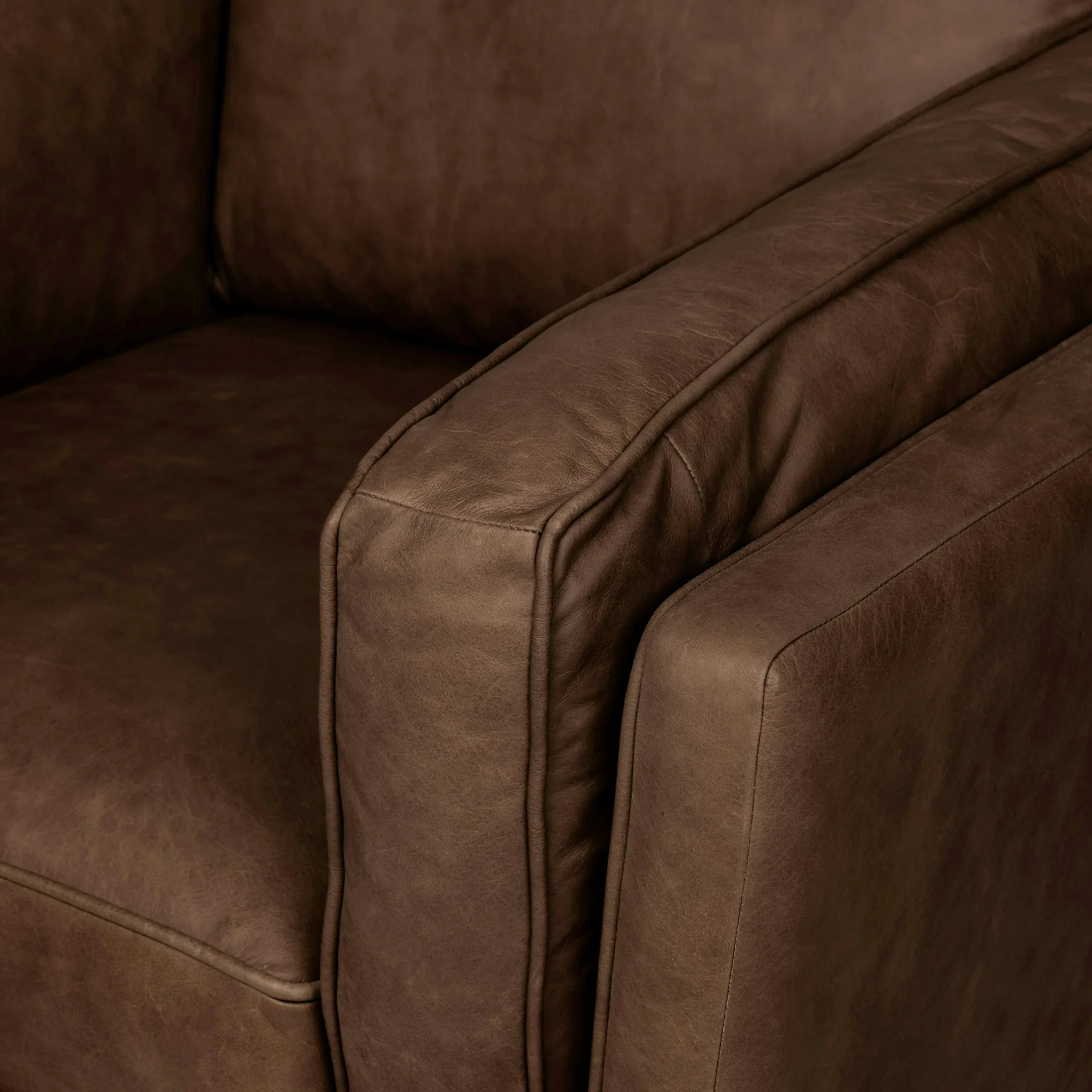 Lumo Sofa | 1 Seater Genuine Leather - Image 5