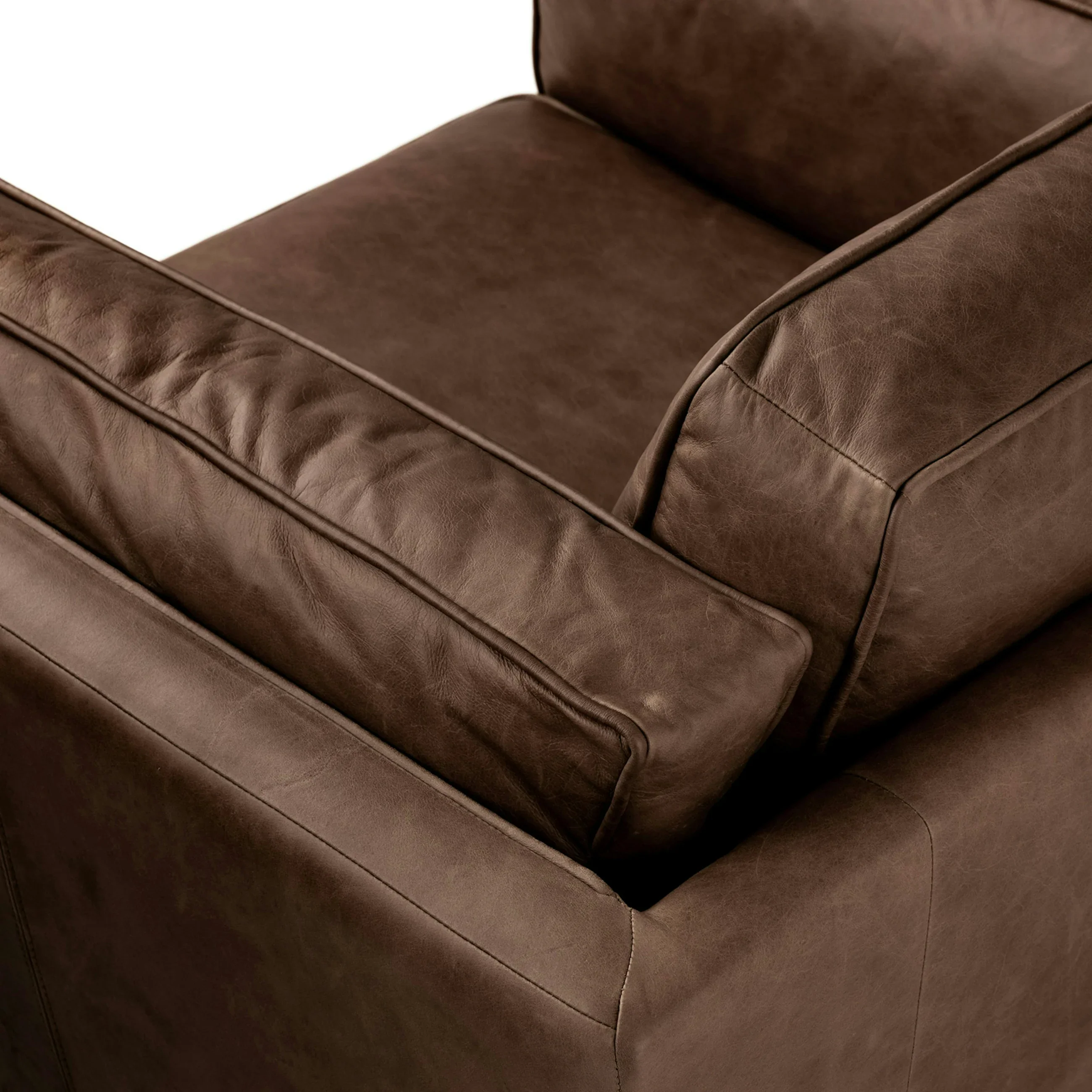 Lumo Sofa | 1 Seater Genuine Leather - Image 6