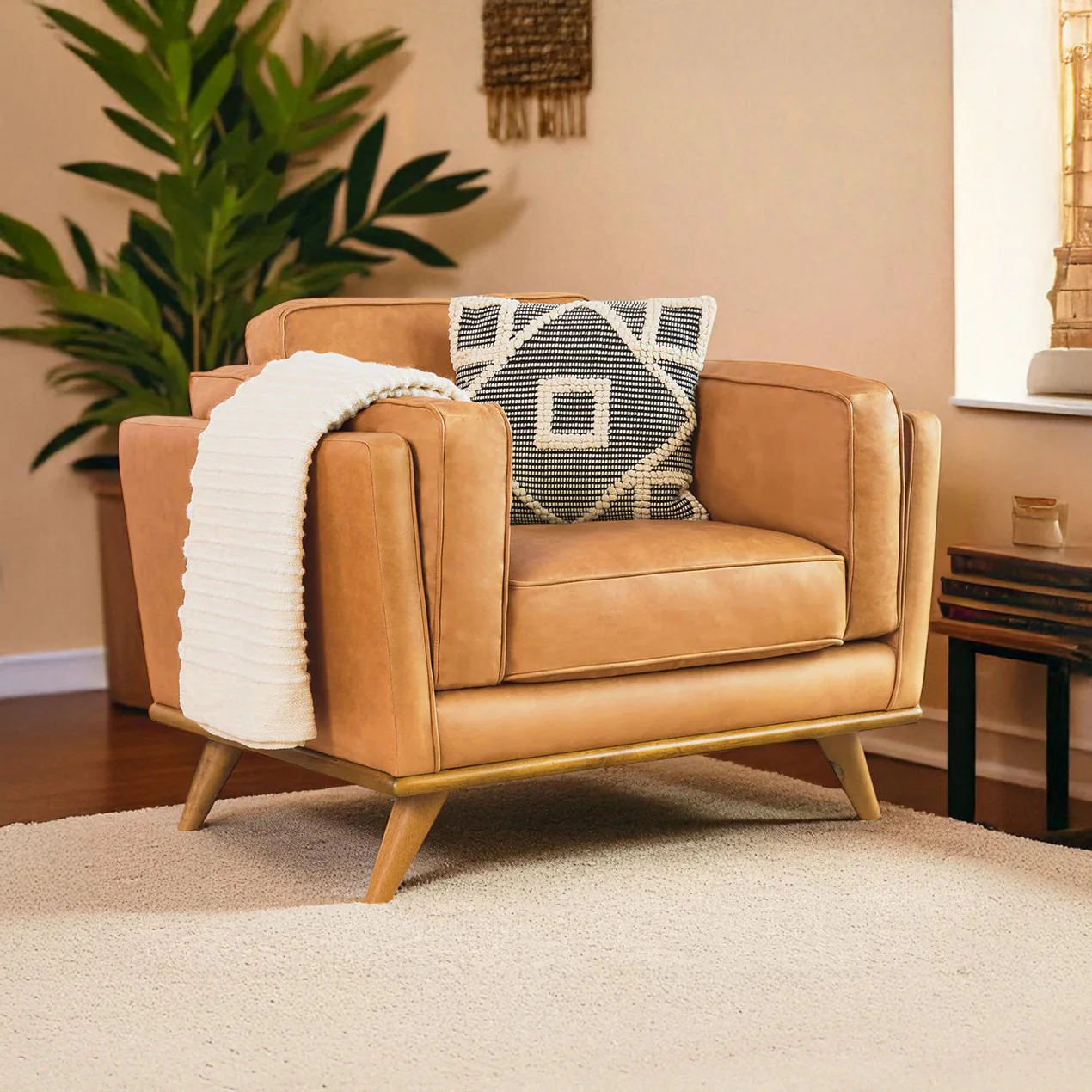 Lumo Sofa | 1 Seater Genuine Leather - Image 9