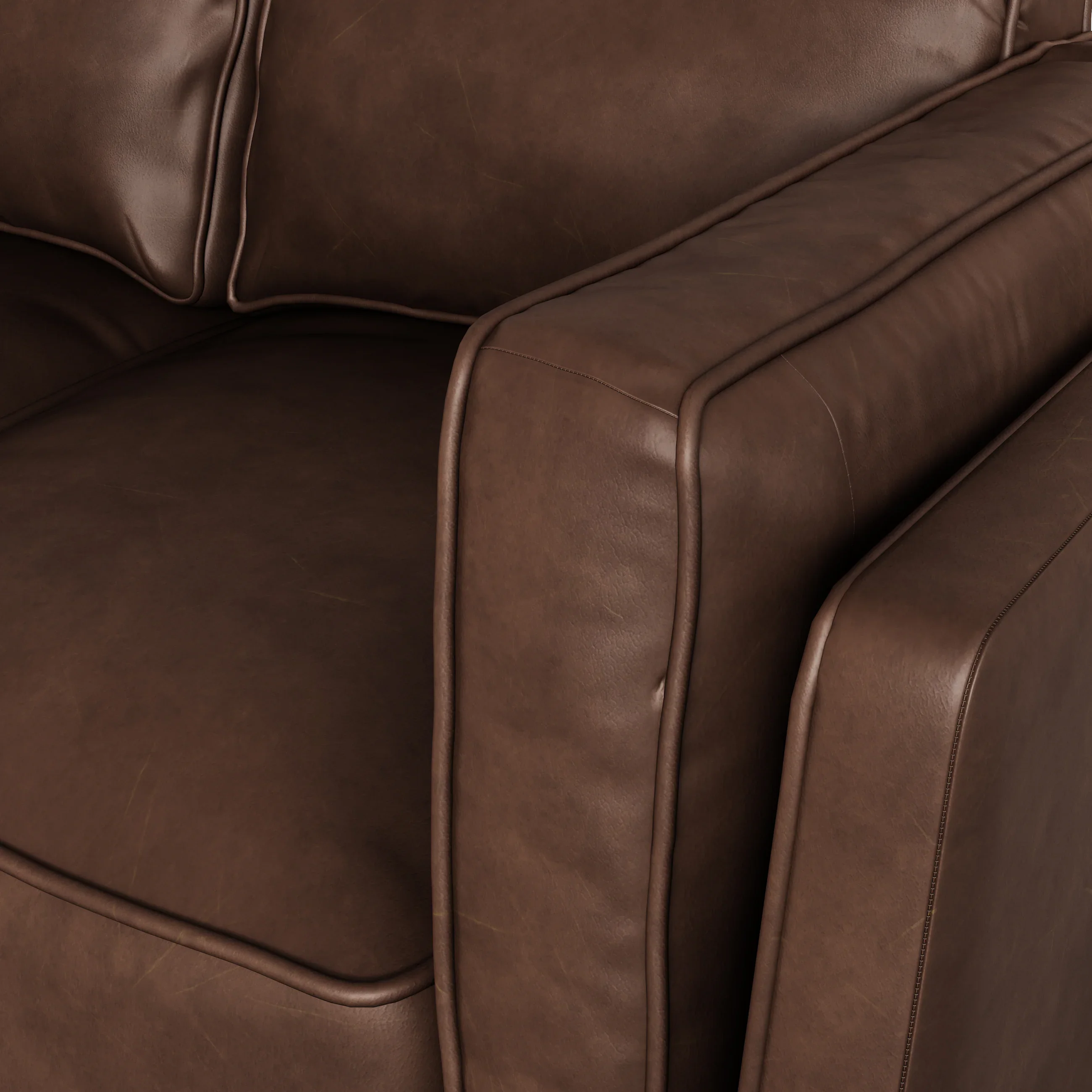 Lumo Sofa | 2 Seater (5.5 feet) Genuine Leather - Image 6