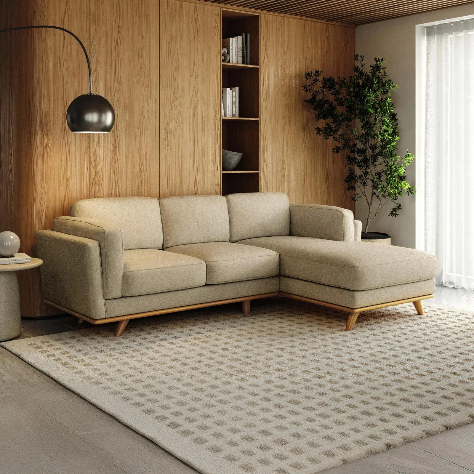 Lumo Sofa | L Shaped Left Sectional | Polyfill Cushions (7.5 feet) - Image 19