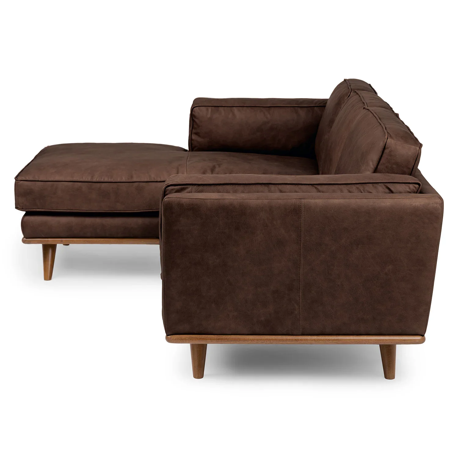 Lumo Sofa |  L Shaped Right Sectional (7.5 feet) Genuine Leather - Image 4