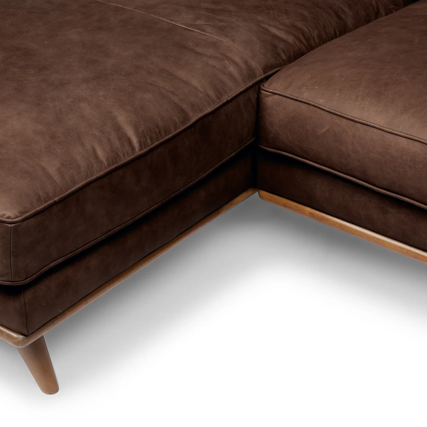 Lumo Sofa |  L Shaped Right Sectional (7.5 feet) Genuine Leather - Image 7