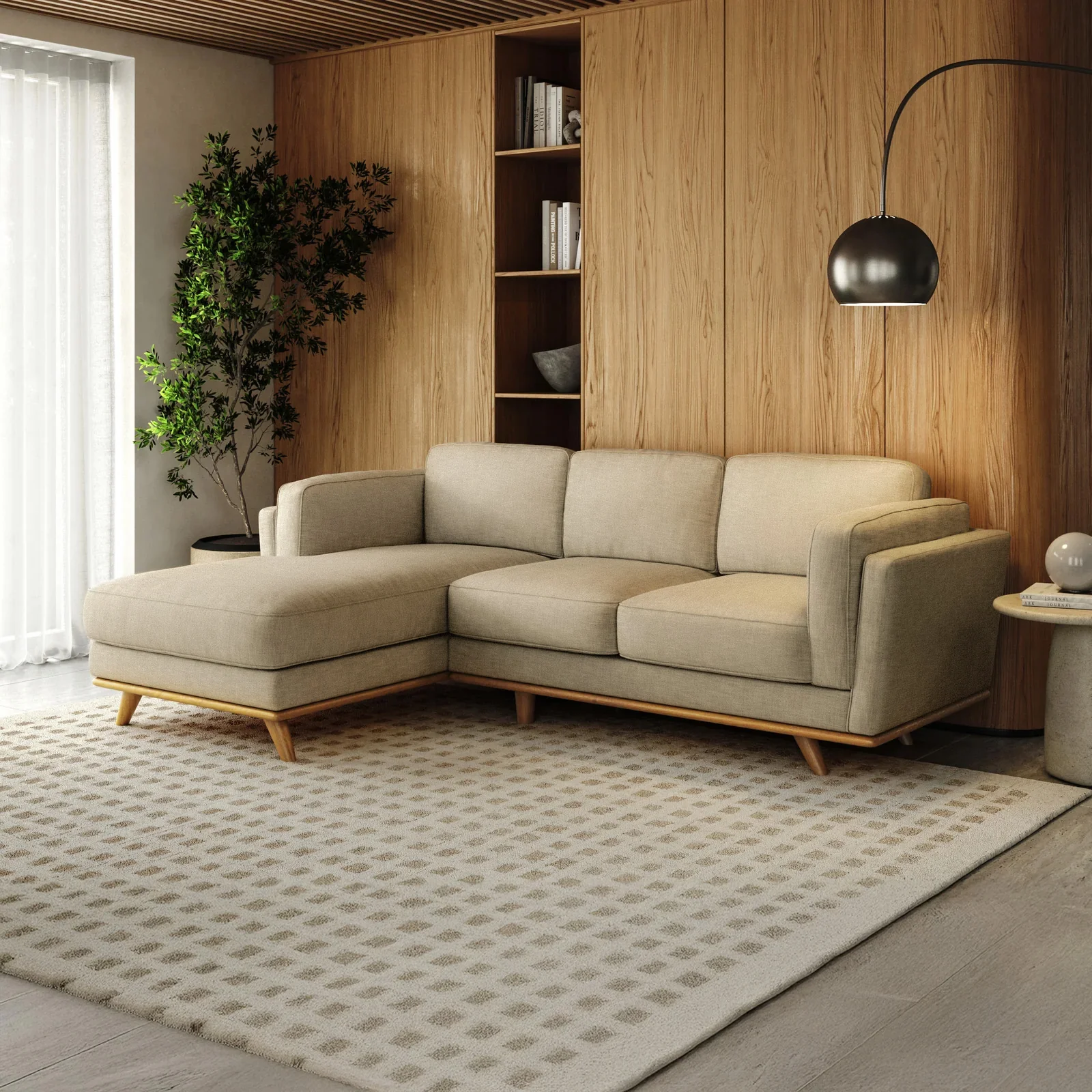 Lumo Sofa | L Shaped Sectional | Polyfill Cushions (7.5 feet) - Image 20