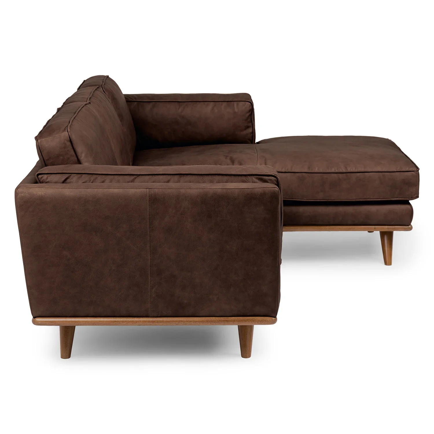 Lumo Sofa |  L Shaped Sectional (7.5 feet) Genuine Leather - Image 4