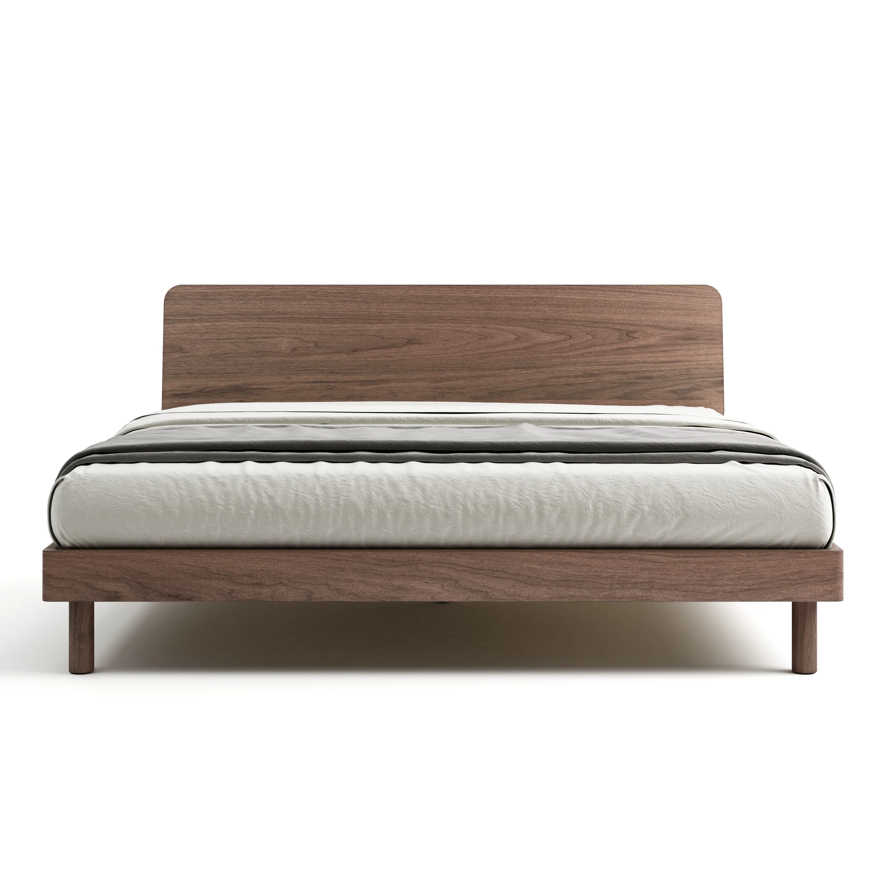 Mowa Bed - Solid Teak/Walnut/Oak Wood (King) - Image 19