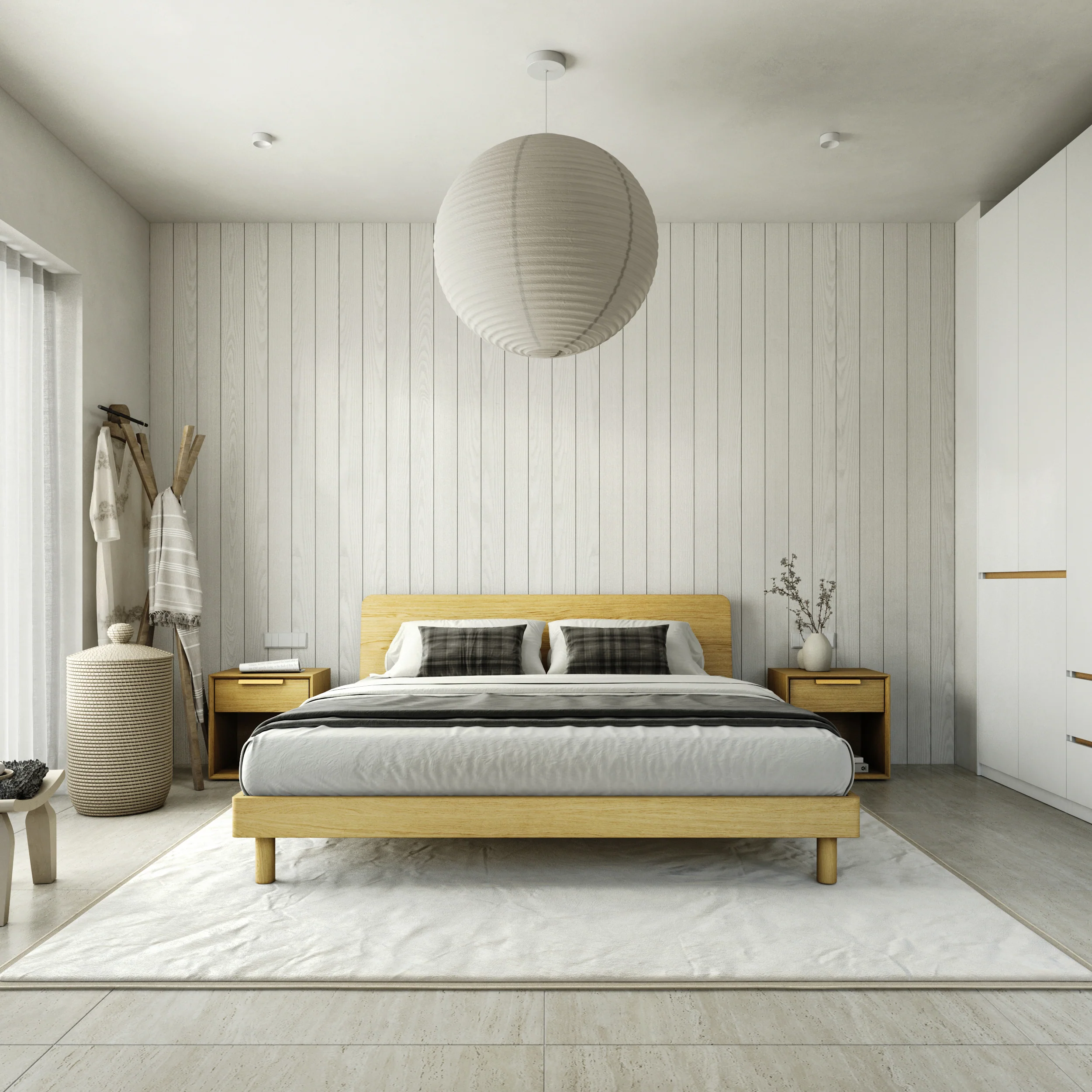 Mowa Bed - Solid Teak/Walnut/Oak Wood (King) - Image 32