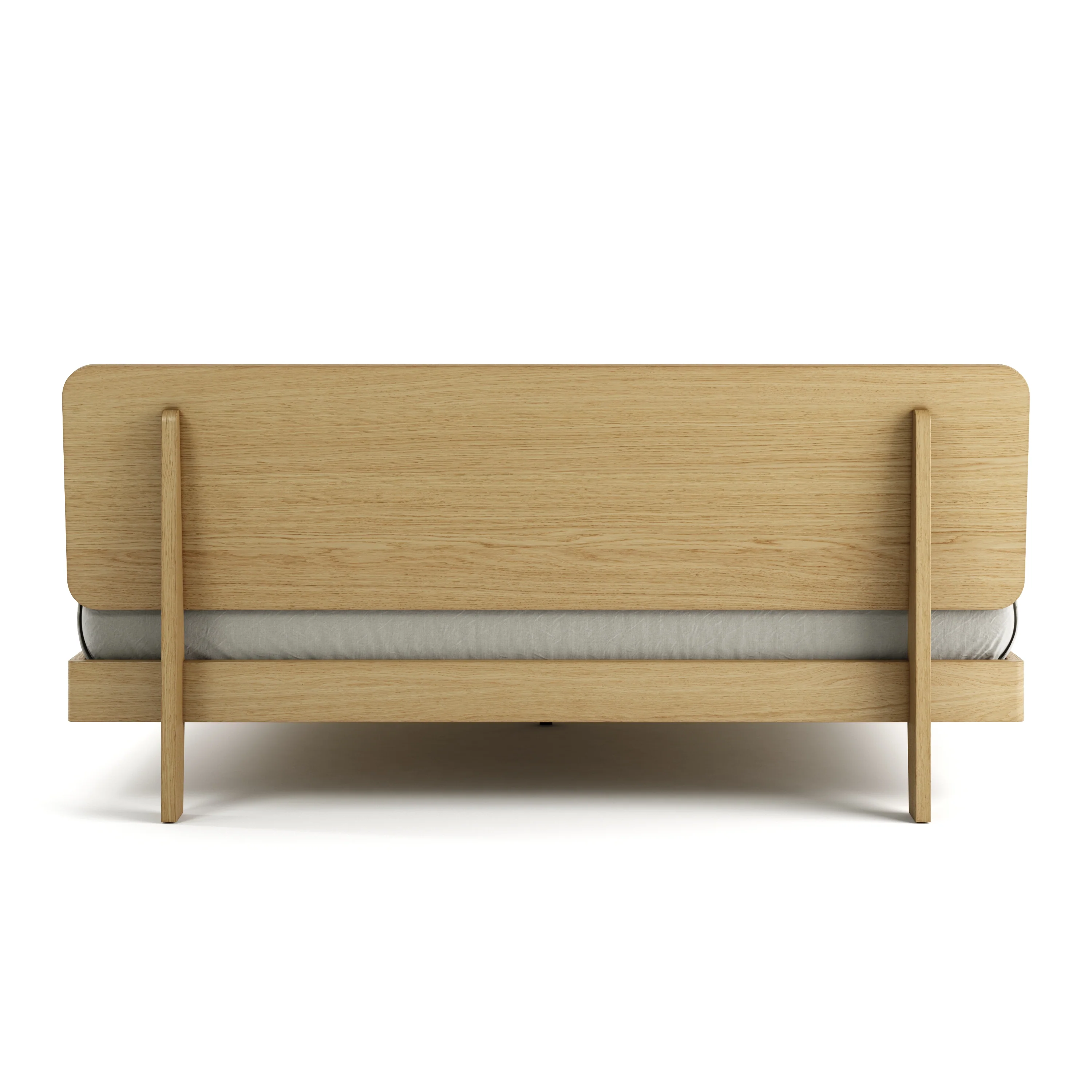 Mowa Bed - Solid Teak/Walnut/Oak Wood (King) - Image 35