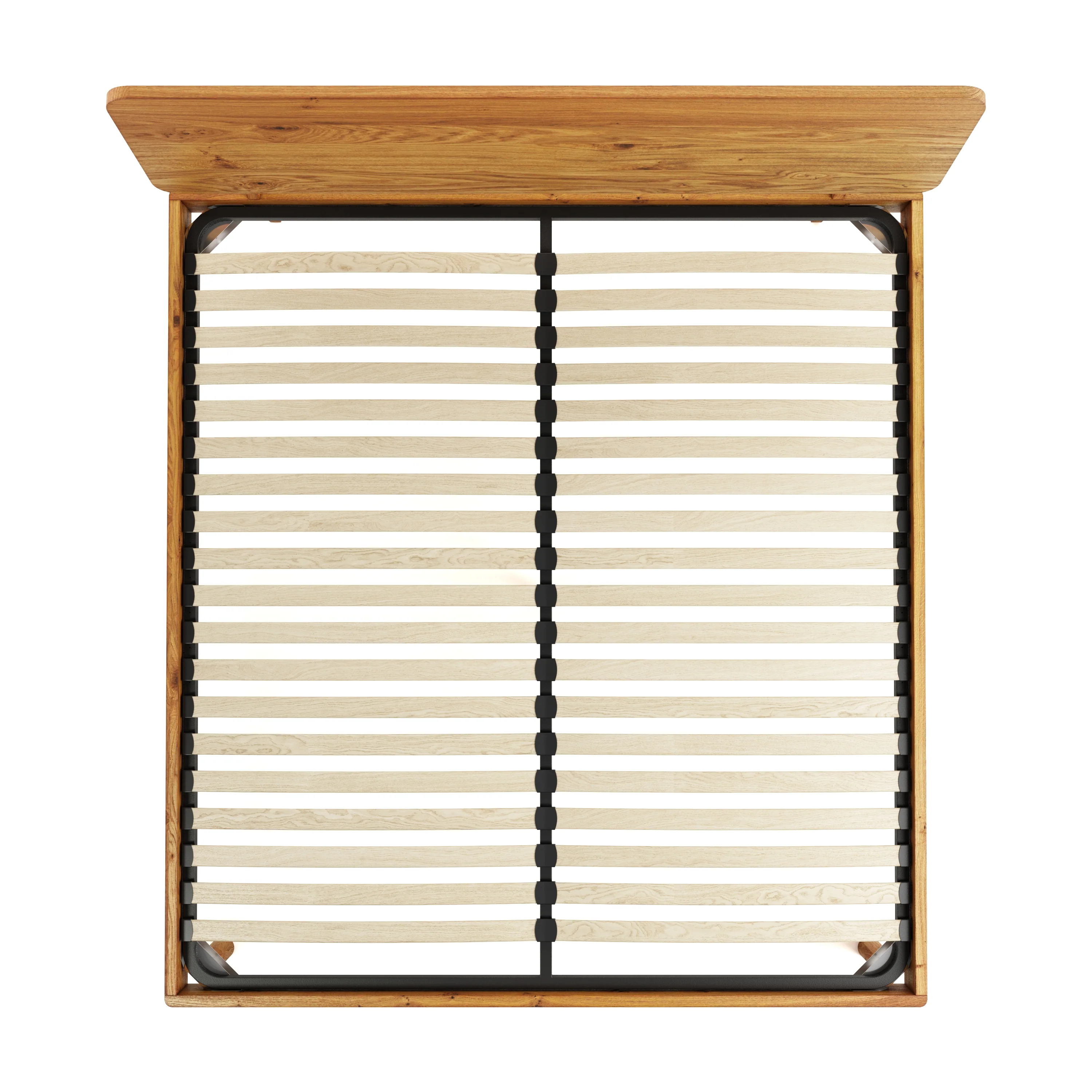 Mowa Bed - Solid Teak/Walnut/Oak Wood (King) - Image 5