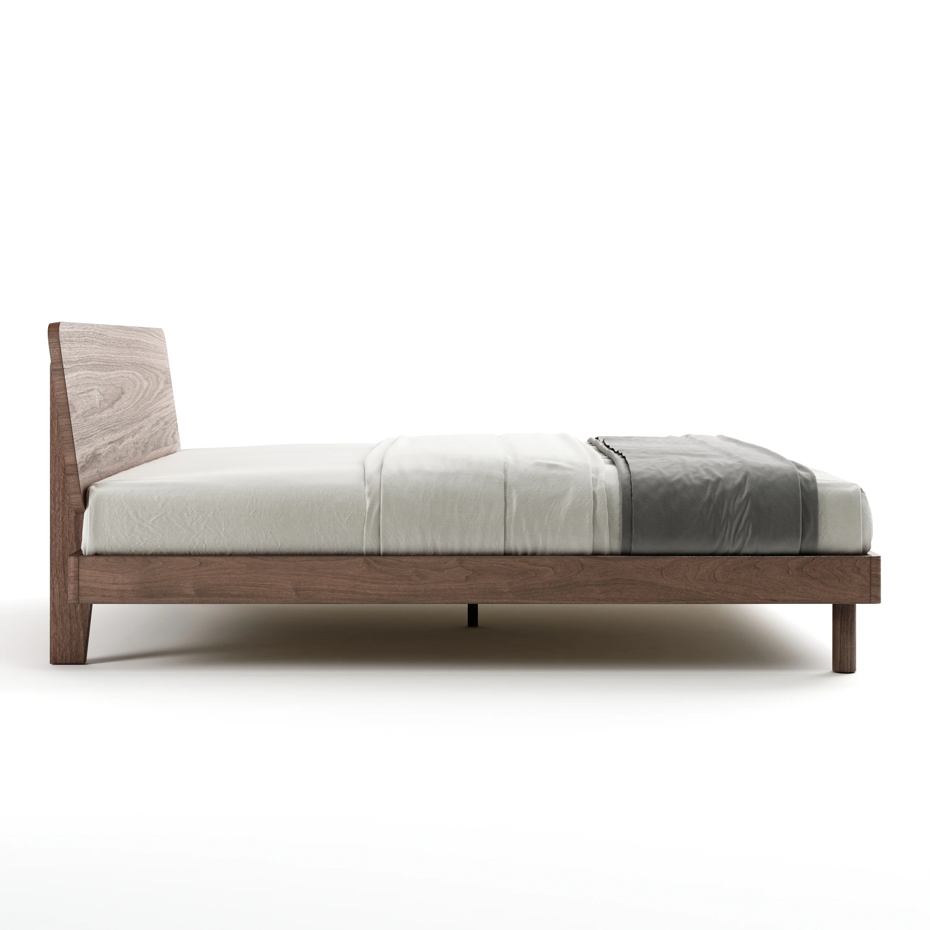 Mowa Bed - Solid Teak/Walnut/Oak Wood (King) - Image 21