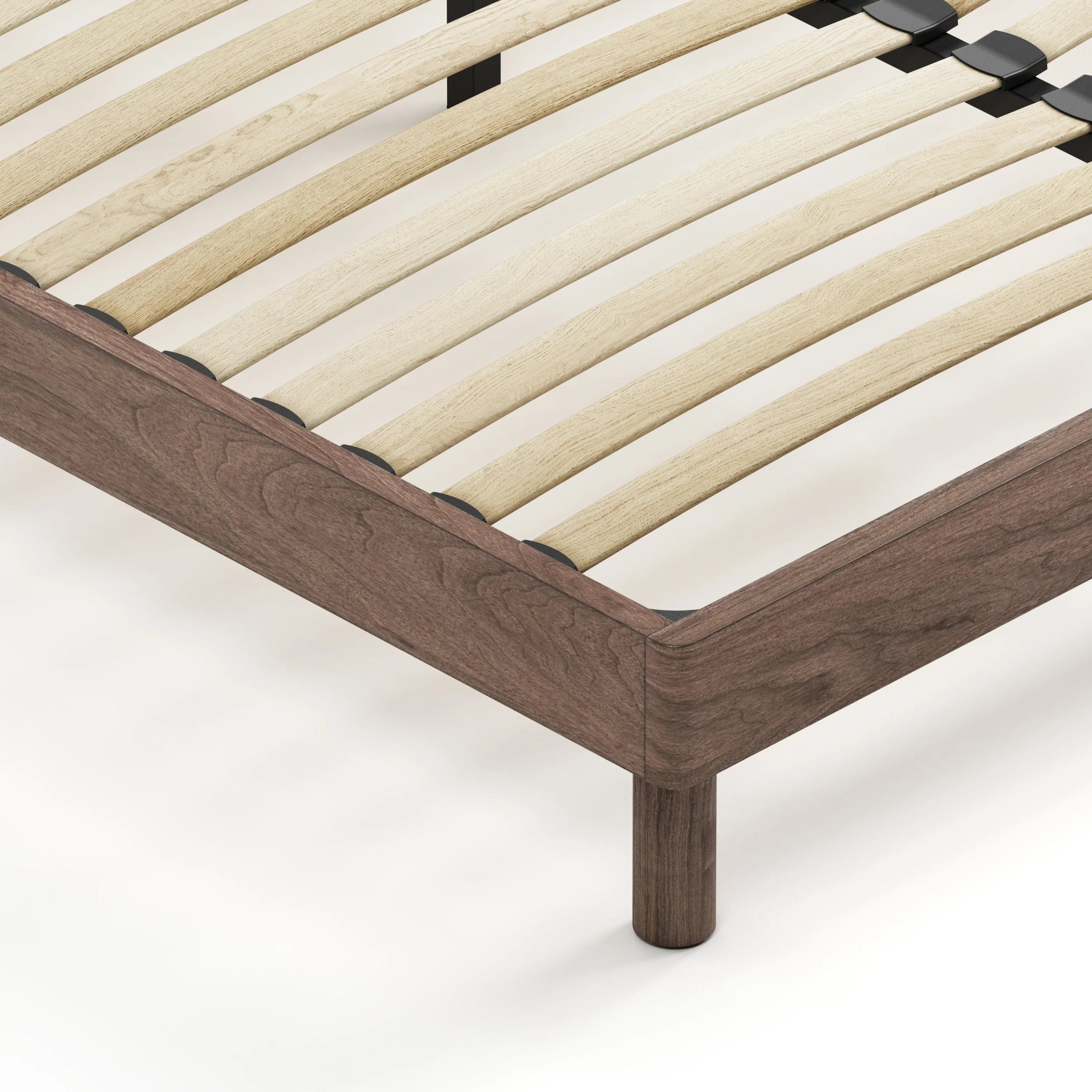 Mowa Bed - Solid Teak/Walnut/Oak Wood (King) - Image 27