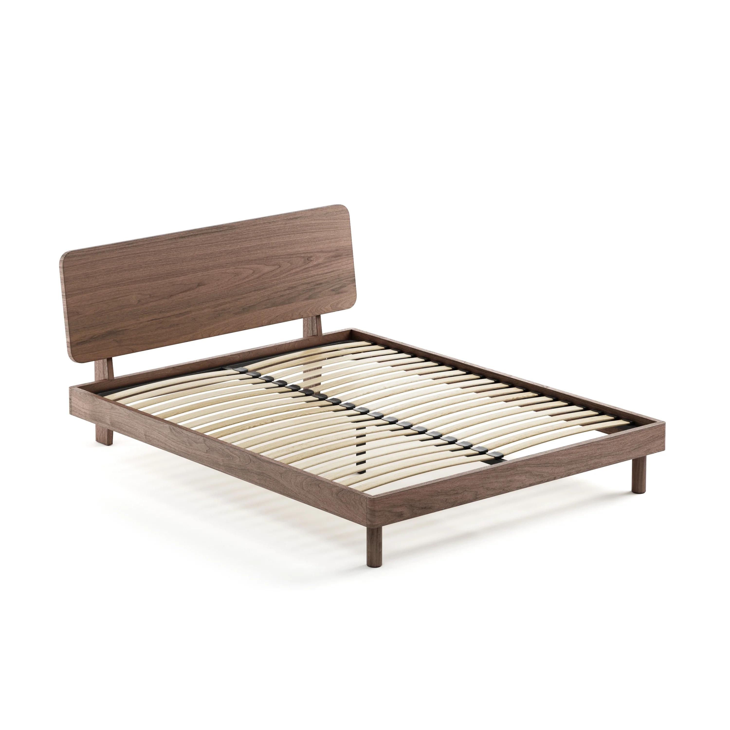Mowa Bed - Solid Teak/Walnut/Oak Wood (Queen) - Image 27