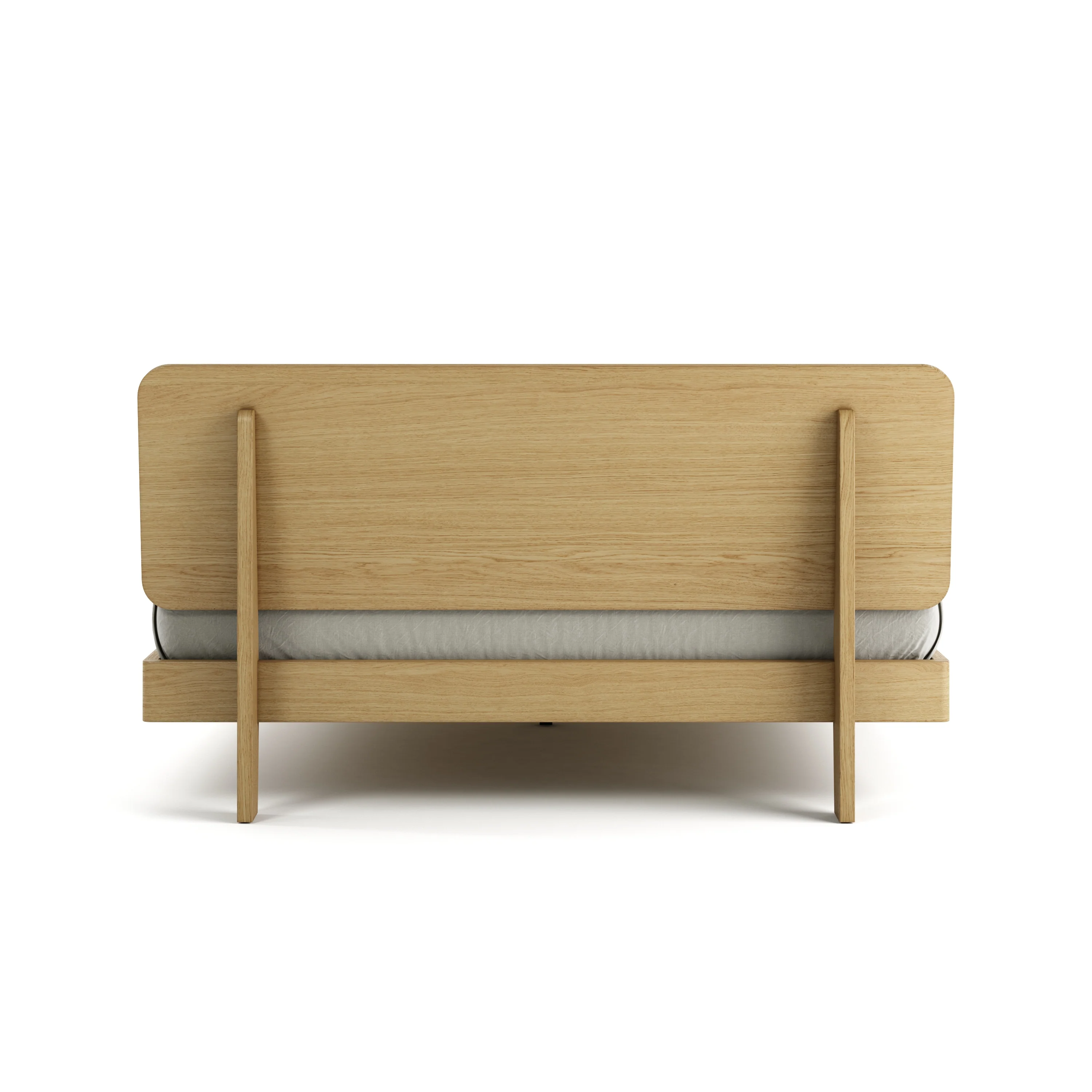 Mowa Bed - Solid Teak/Walnut/Oak Wood (Queen) - Image 35