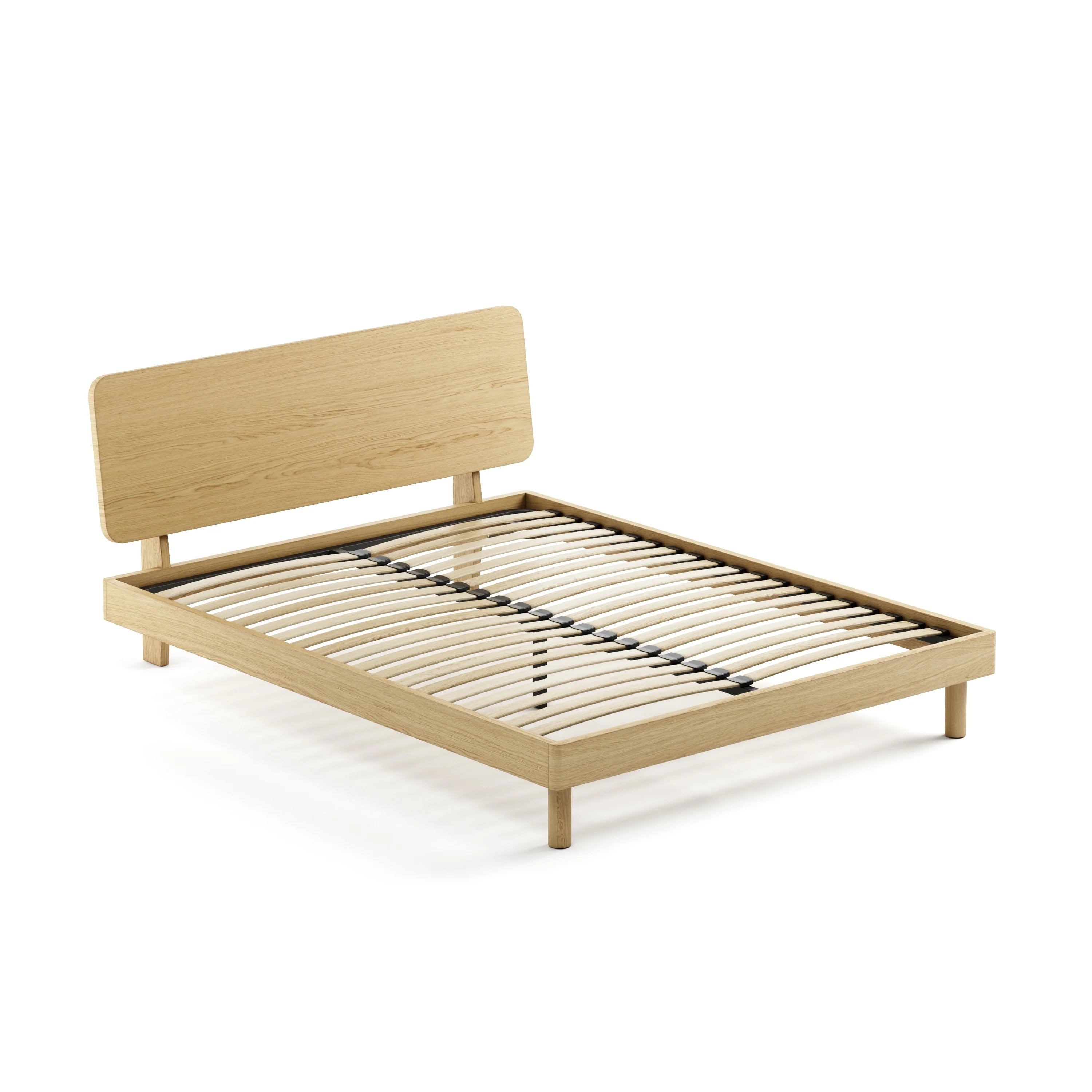 Mowa Bed - Solid Teak/Walnut/Oak Wood (Queen) - Image 38