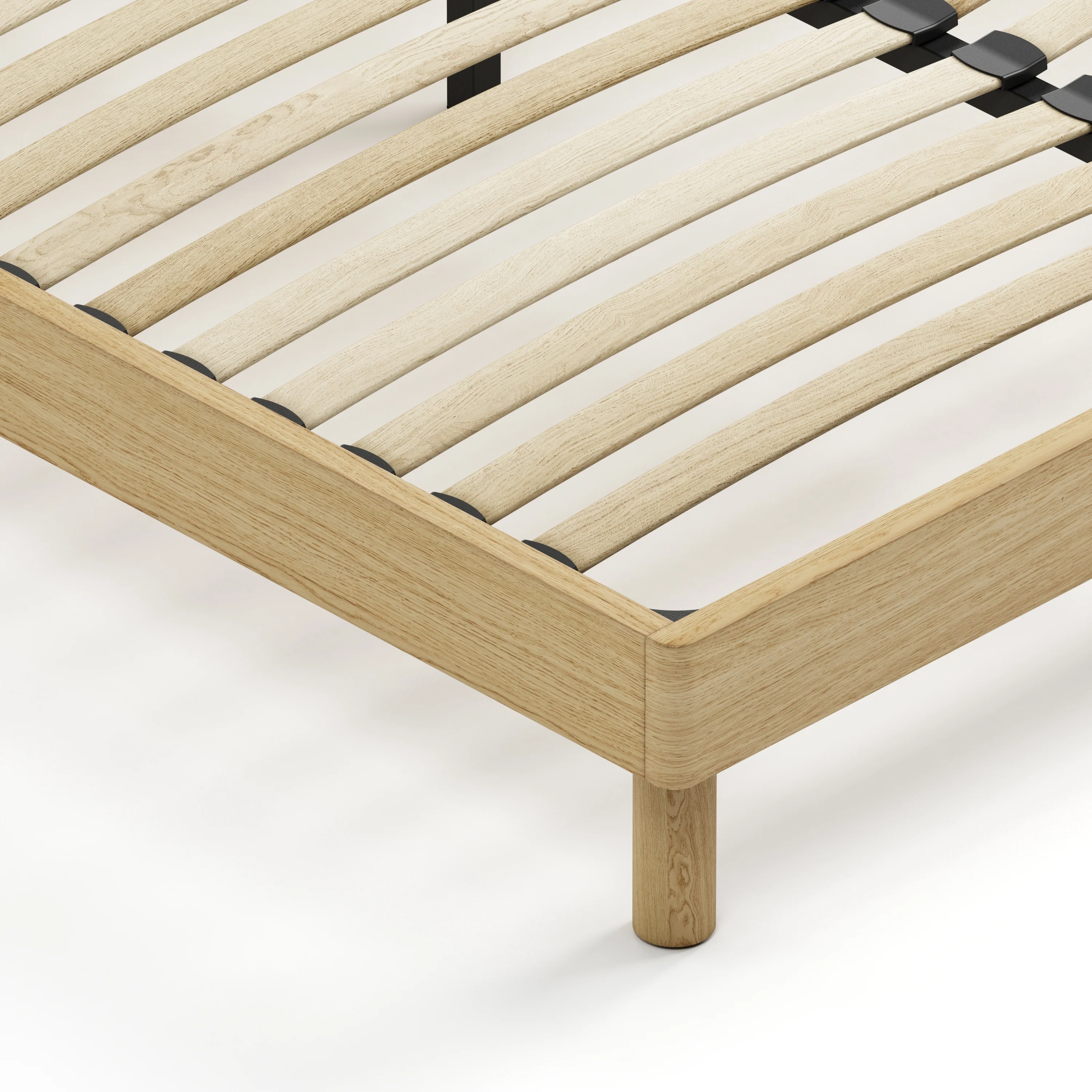 Mowa Bed - Solid Teak/Walnut/Oak Wood (King) - Image 41