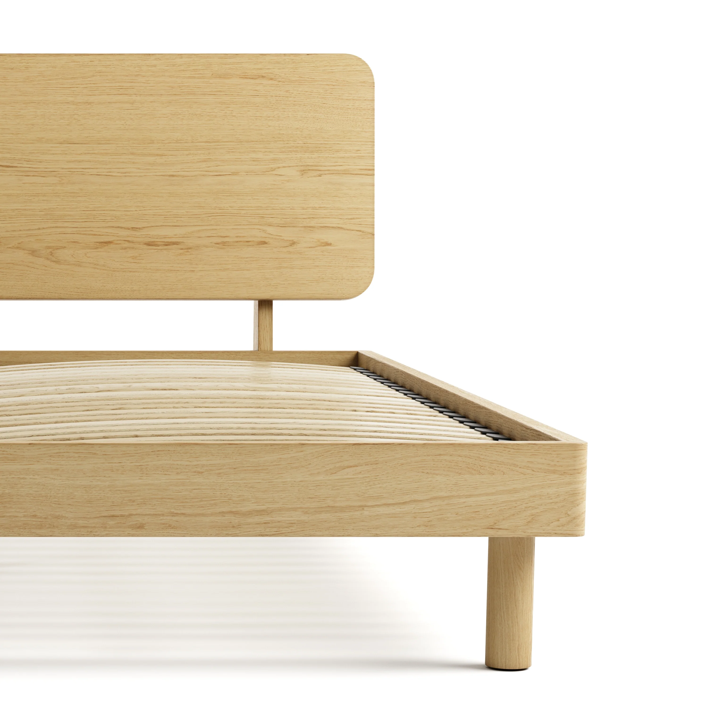 Mowa Bed - Solid Teak/Walnut/Oak Wood (King) - Image 40