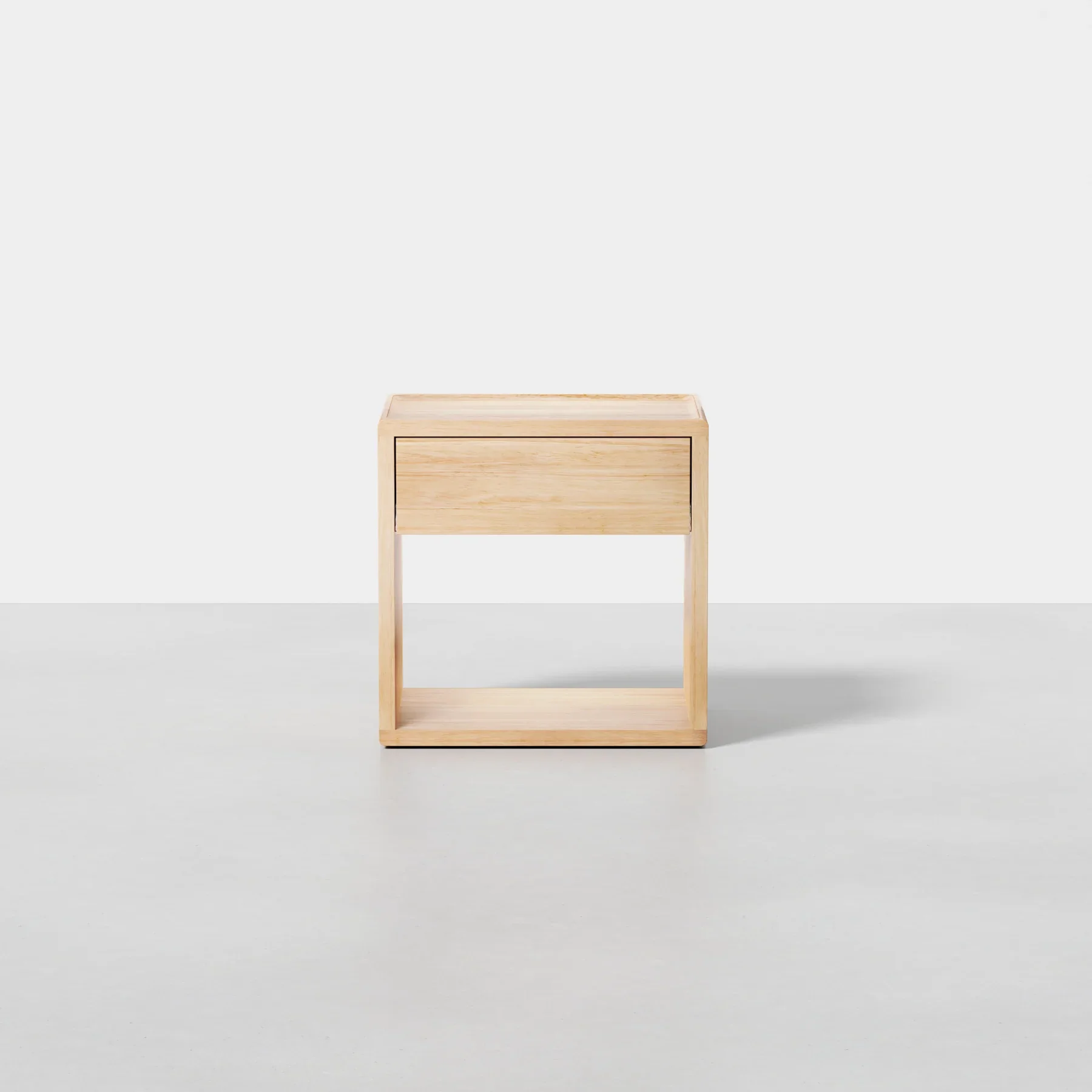 Mowa Bedside Table | Solid Walnut/Teak/Oak Wood | 1.2 Feet Length - Image 11